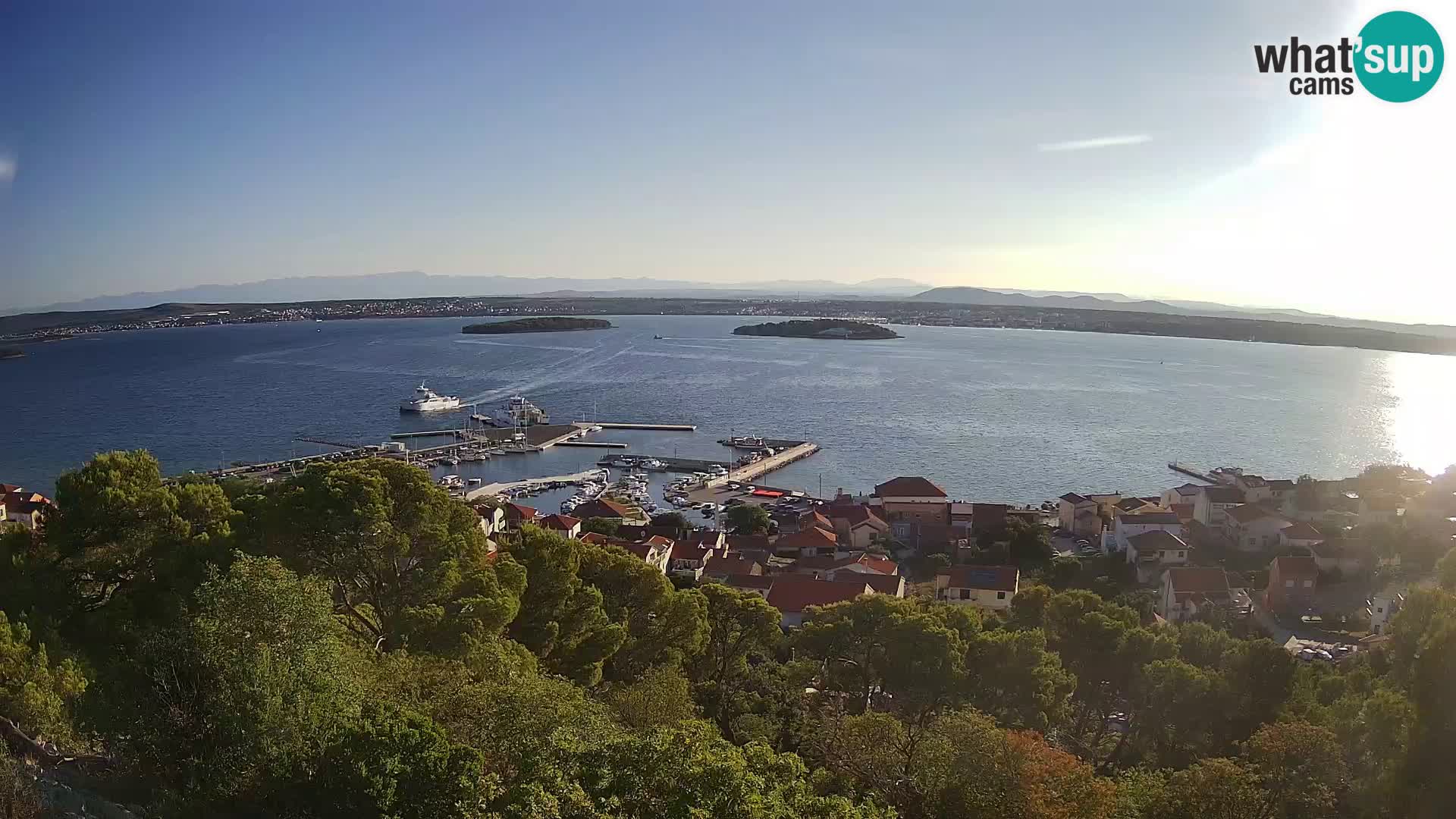Tkon – Kalvaria – view of Pašman channel