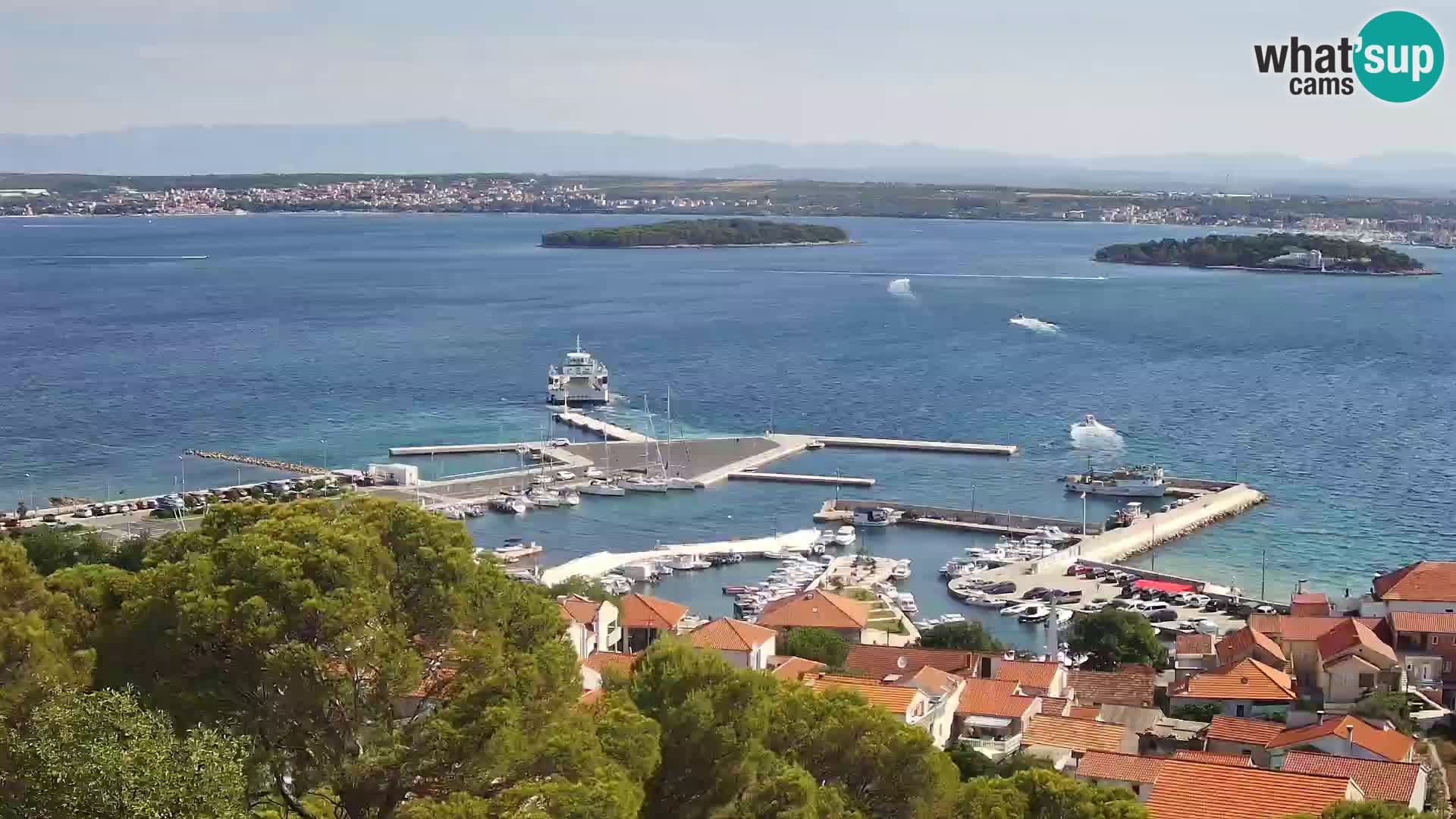 Tkon – Kalvarija – vue sur le canal Pašman