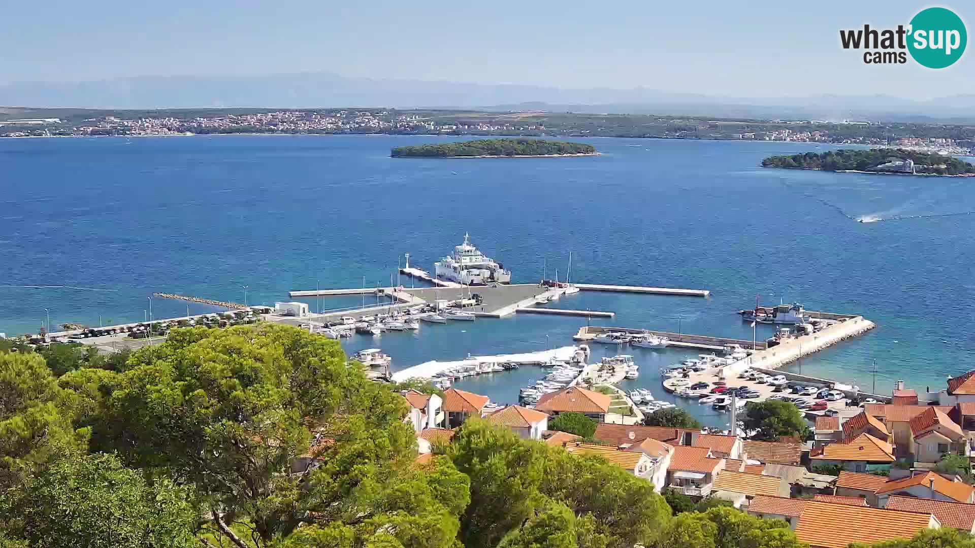 Tkon – Kalvaria – view of Pašman channel