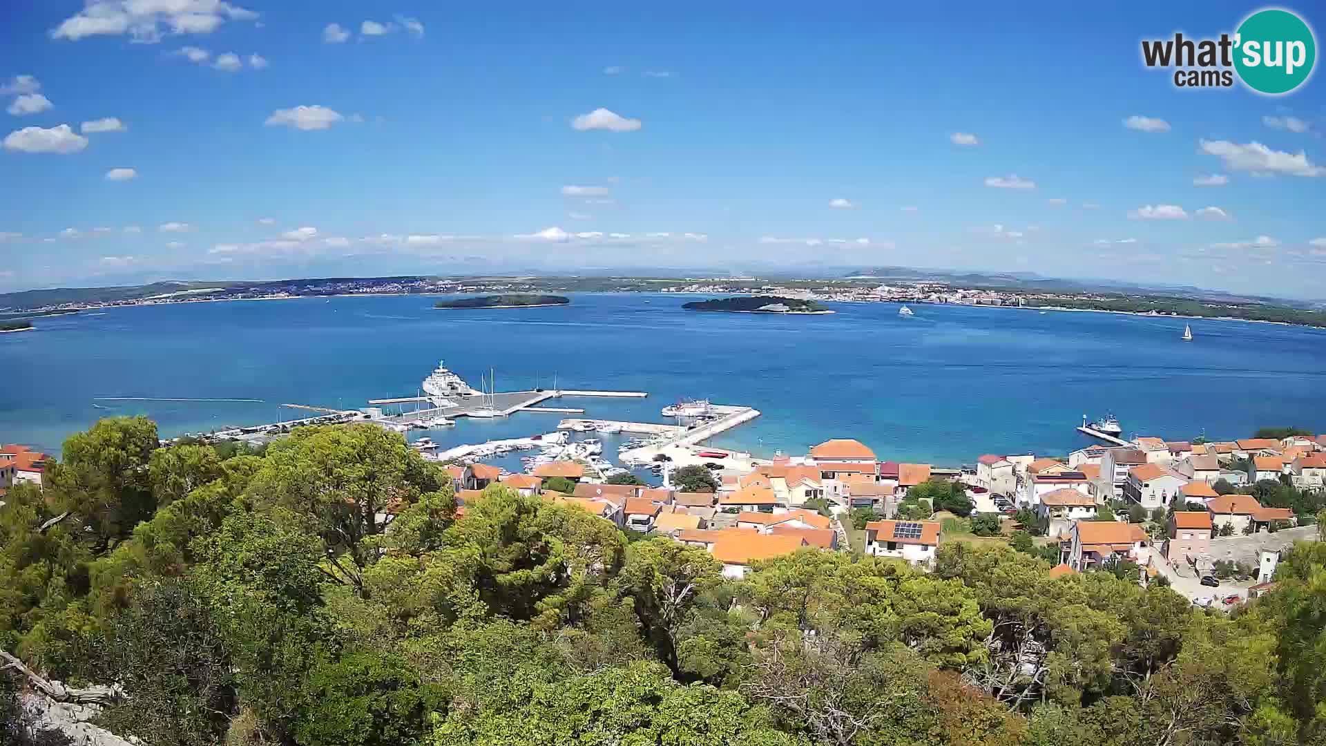Tkon – Kalvaria – panorama del canale di Pašman
