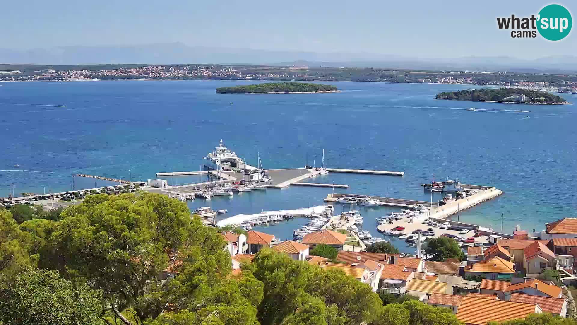 Tkon – Kalvaria – view of Pašman channel