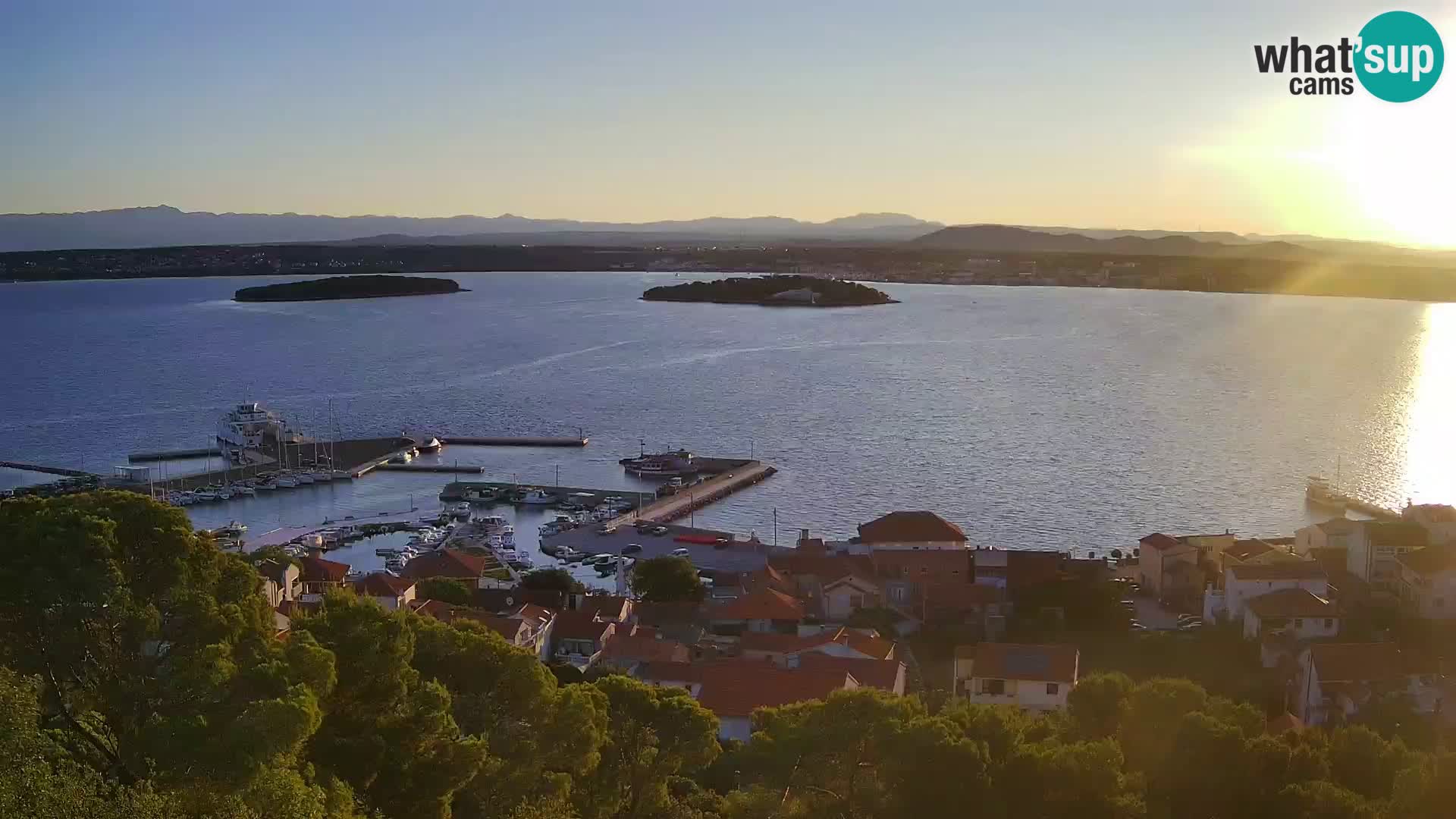 Tkon – Kalvaria – panorama del canale di Pašman