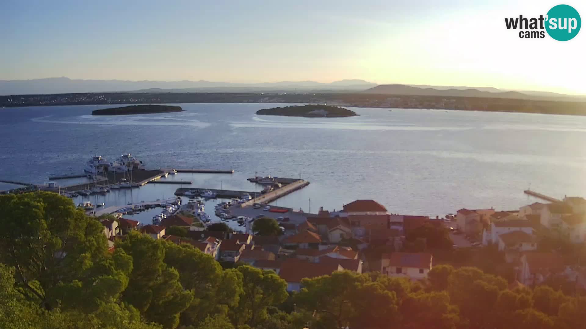 Tkon – Kalvaria – panorama del canale di Pašman