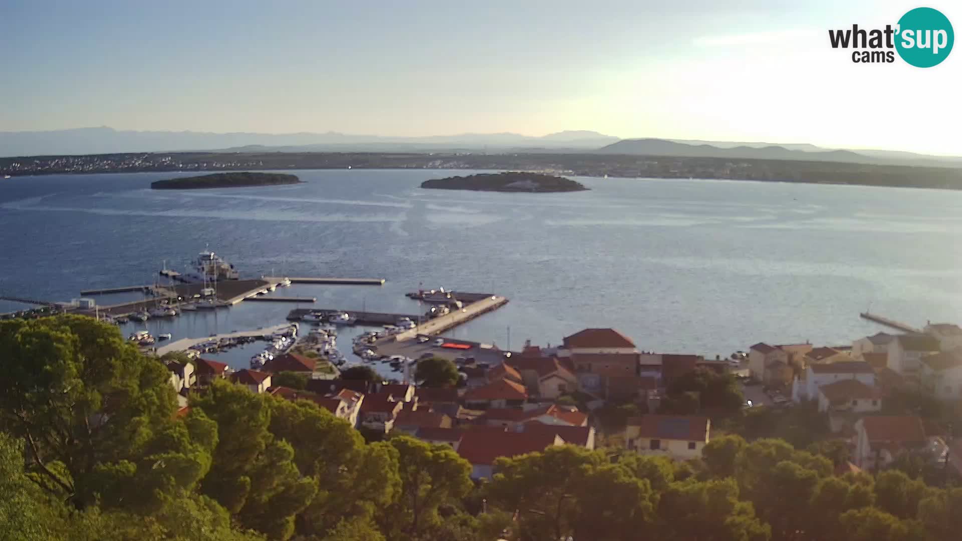 Tkon – Kalvarija – pogled na Pašmanski kanal