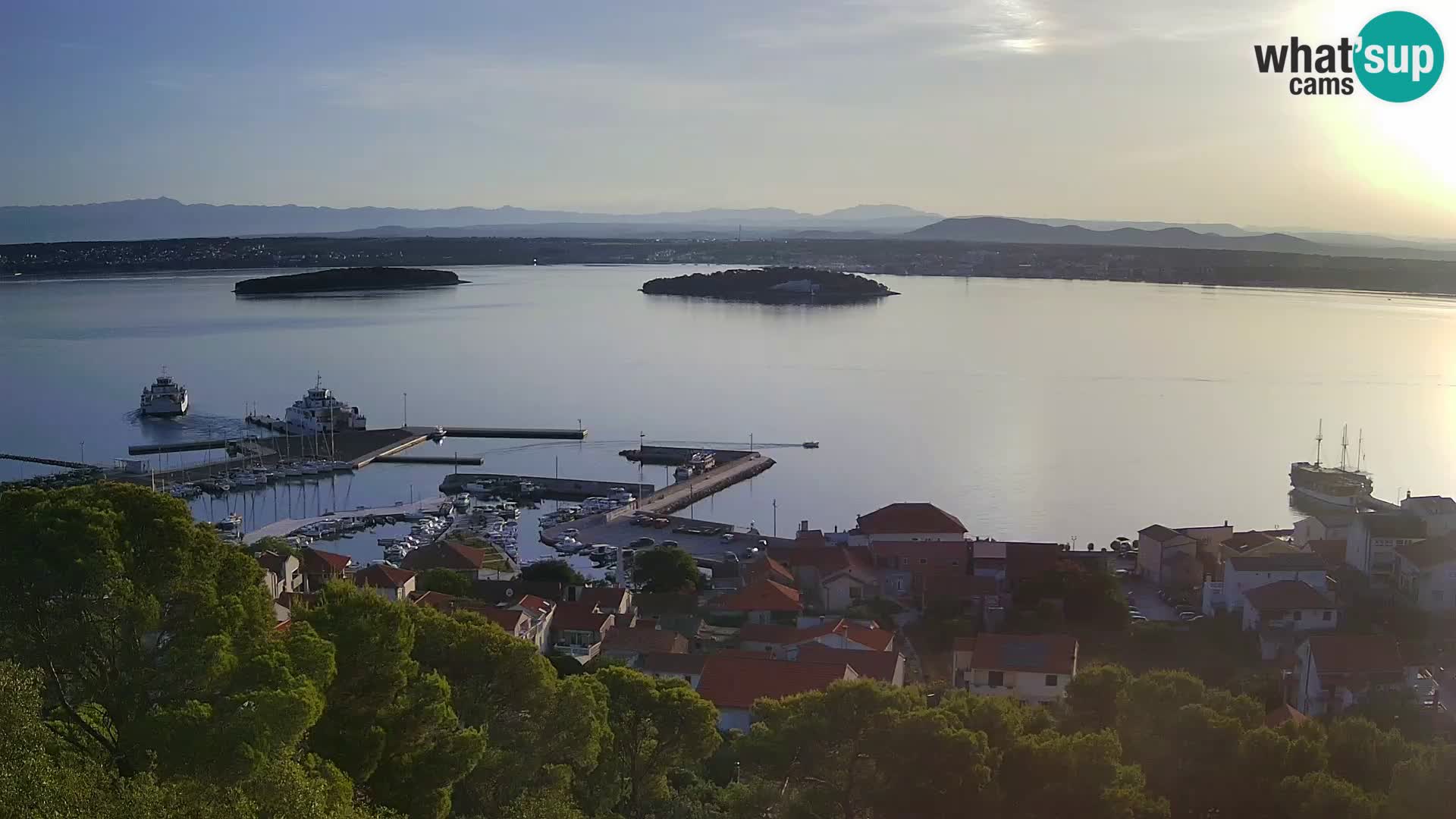 Tkon – Kalvaria – vista del canal de Pašman