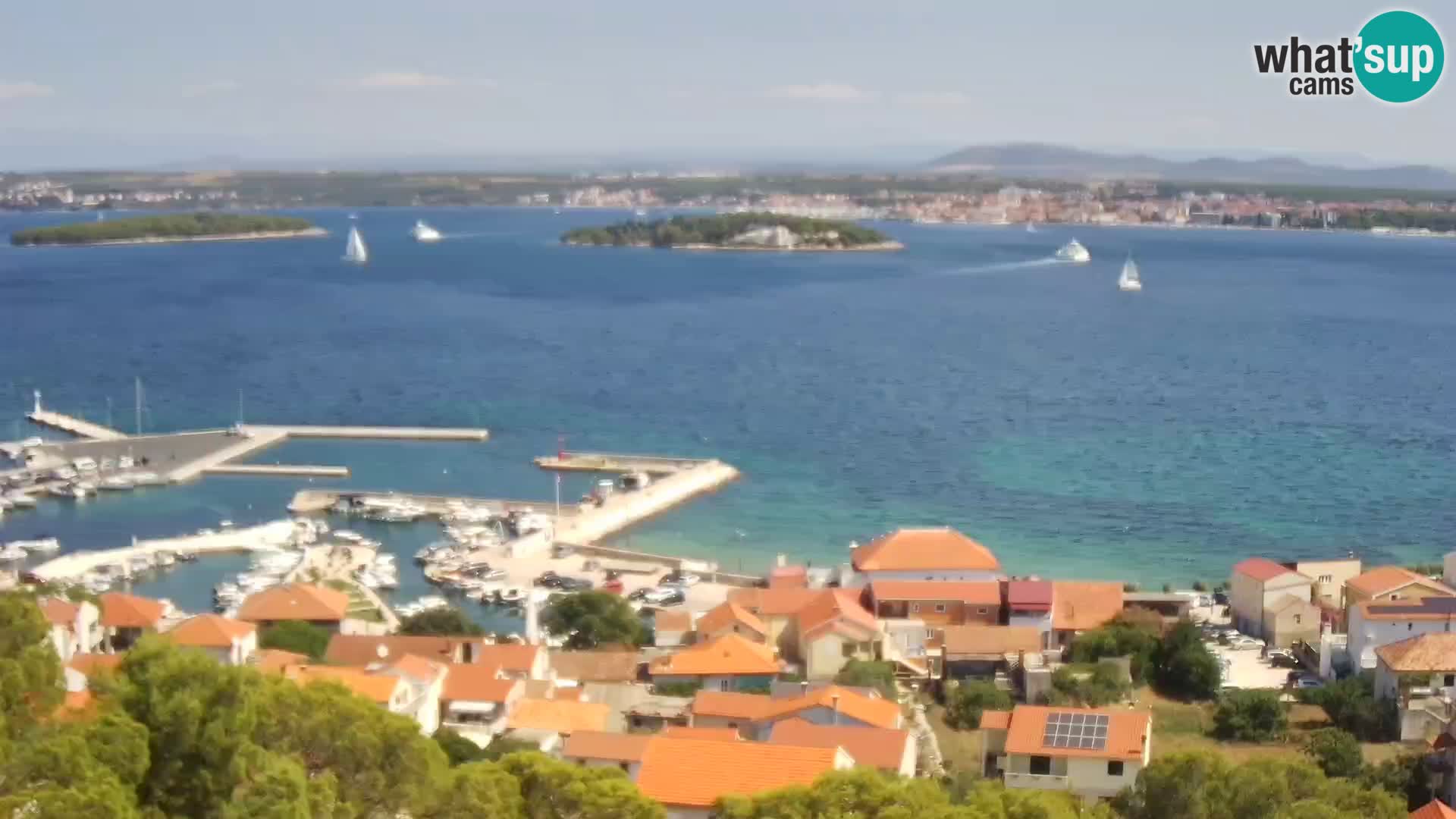 Tkon – Kalvaria – view of Pašman channel