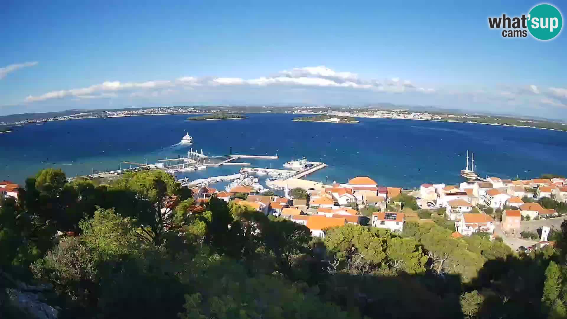 Tkon – Kalvaria – vista del canal de Pašman