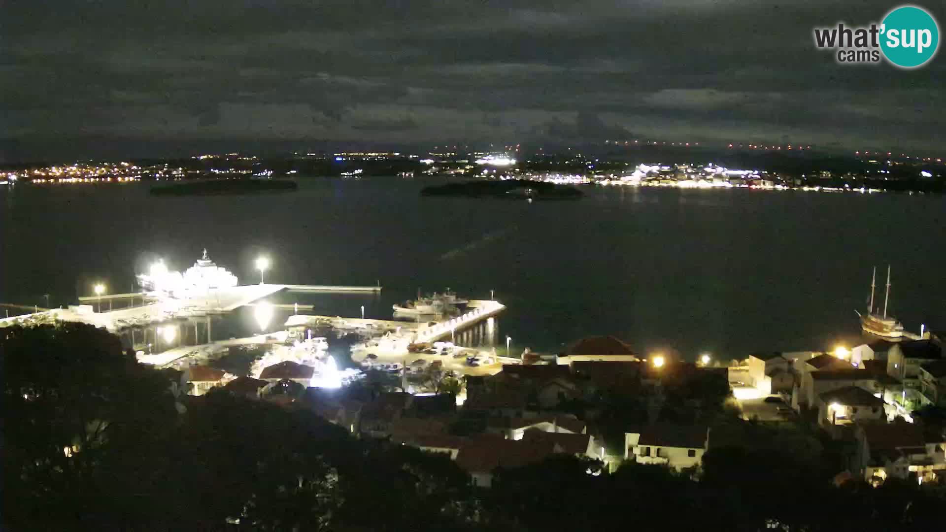 Tkon – Kalvaria – Blick auf Pašman Kanal