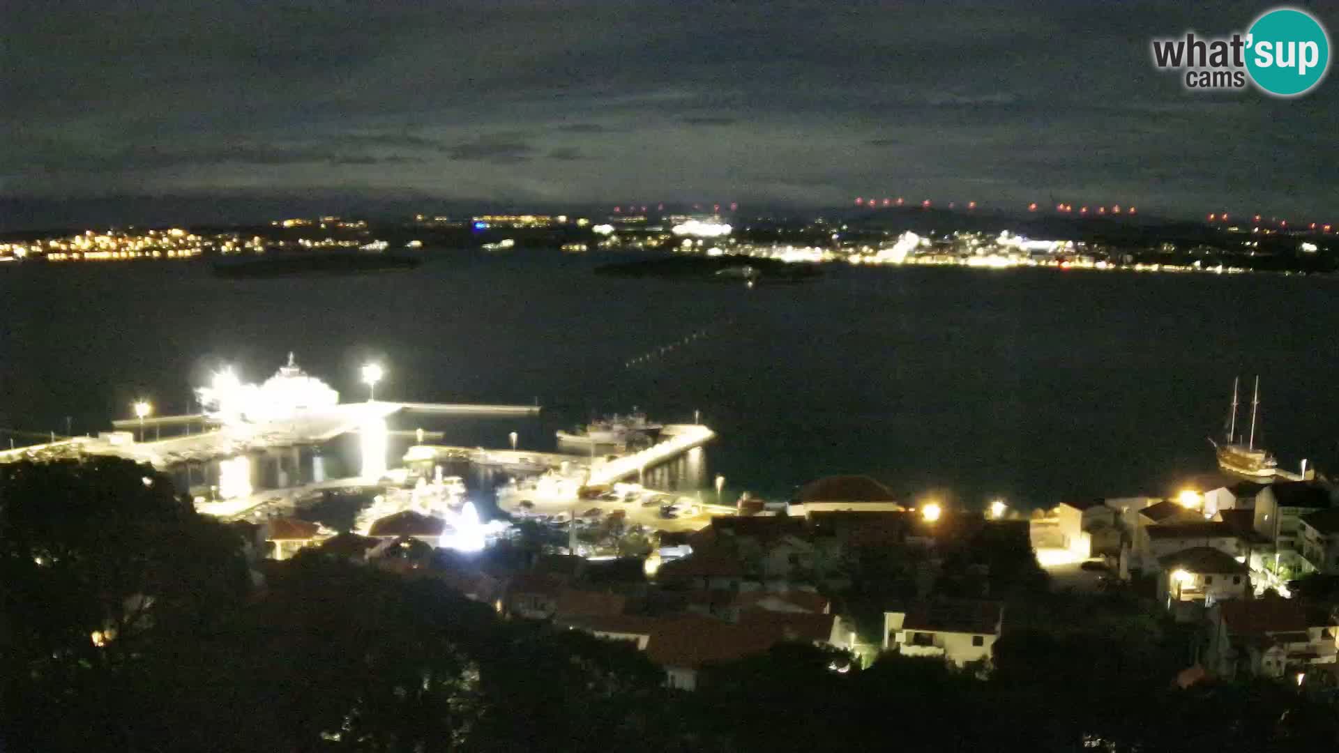 Tkon – Kalvarija – pogled na Pašmanski kanal