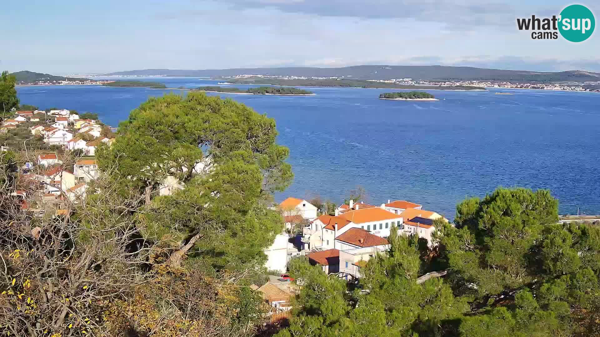 Tkon – Kalvaria – Blick auf Pašman Kanal