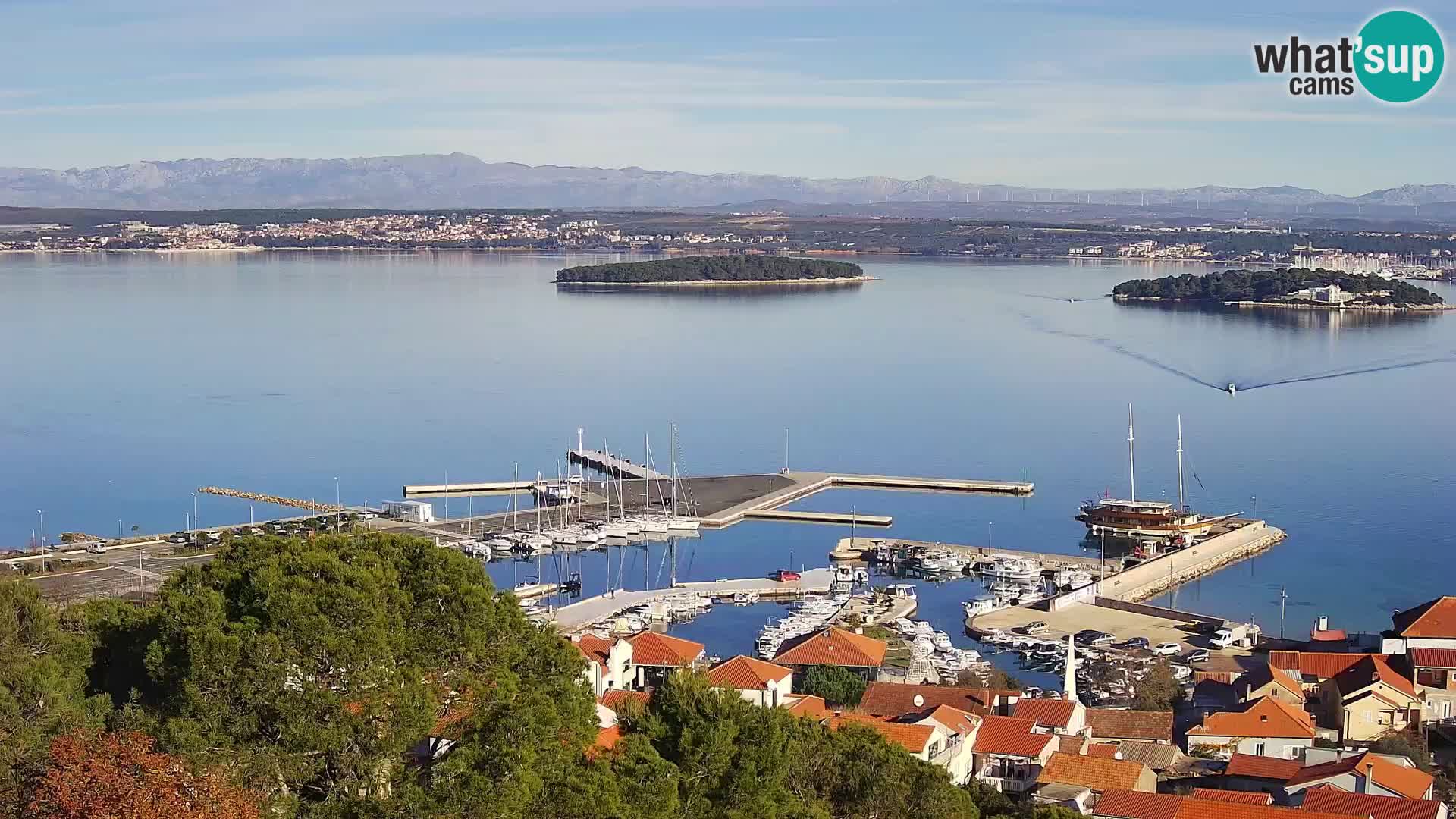 Tkon – Kalvaria – panorama del canale di Pašman