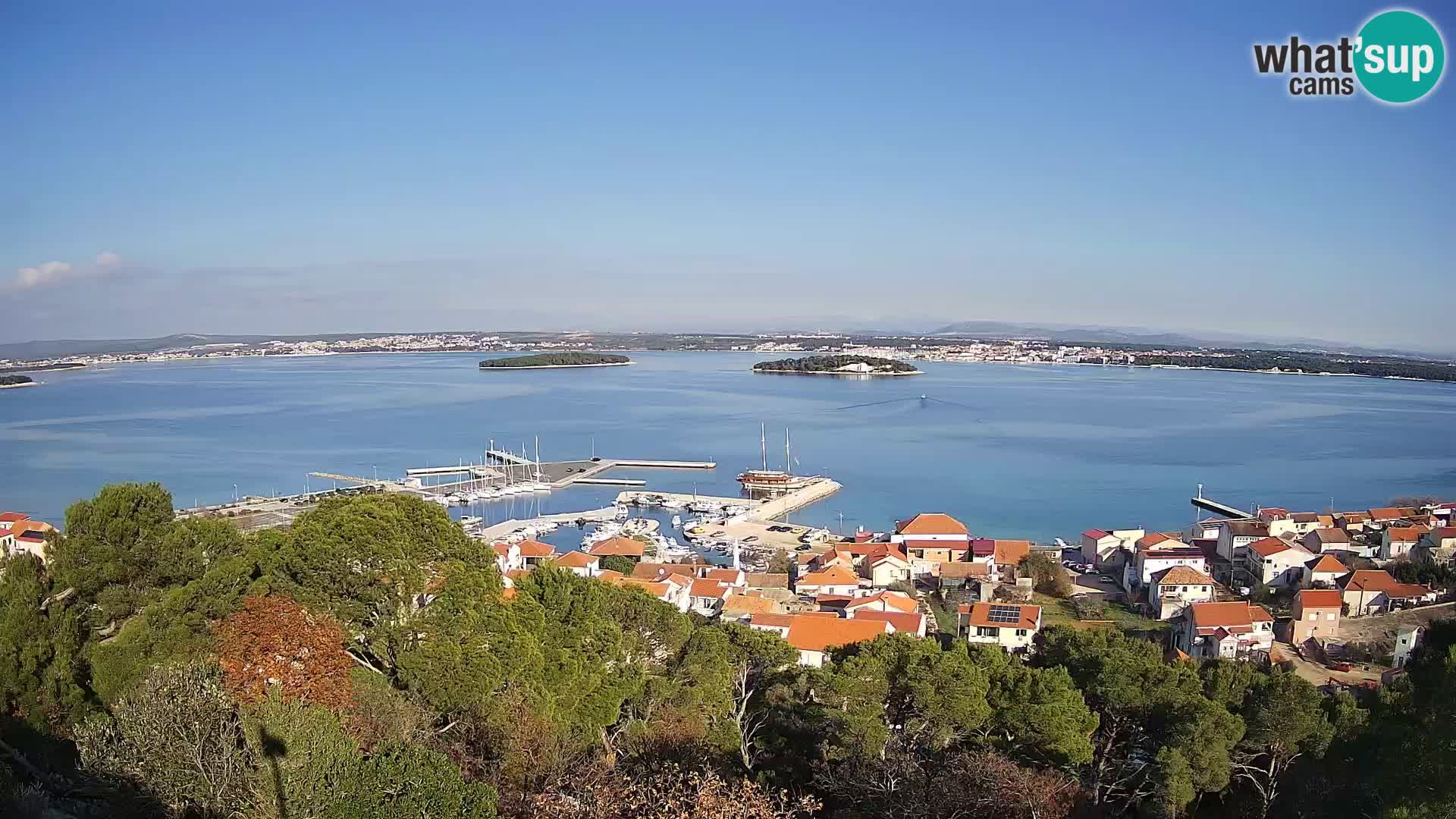 Tkon – Kalvaria – view of Pašman channel