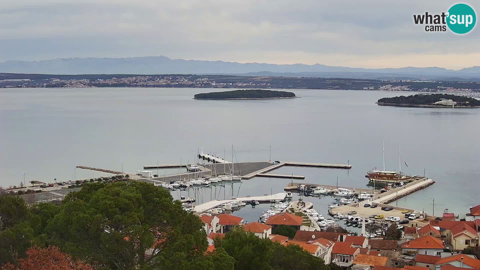 Tkon – Kalvaria – vista del canal de Pašman