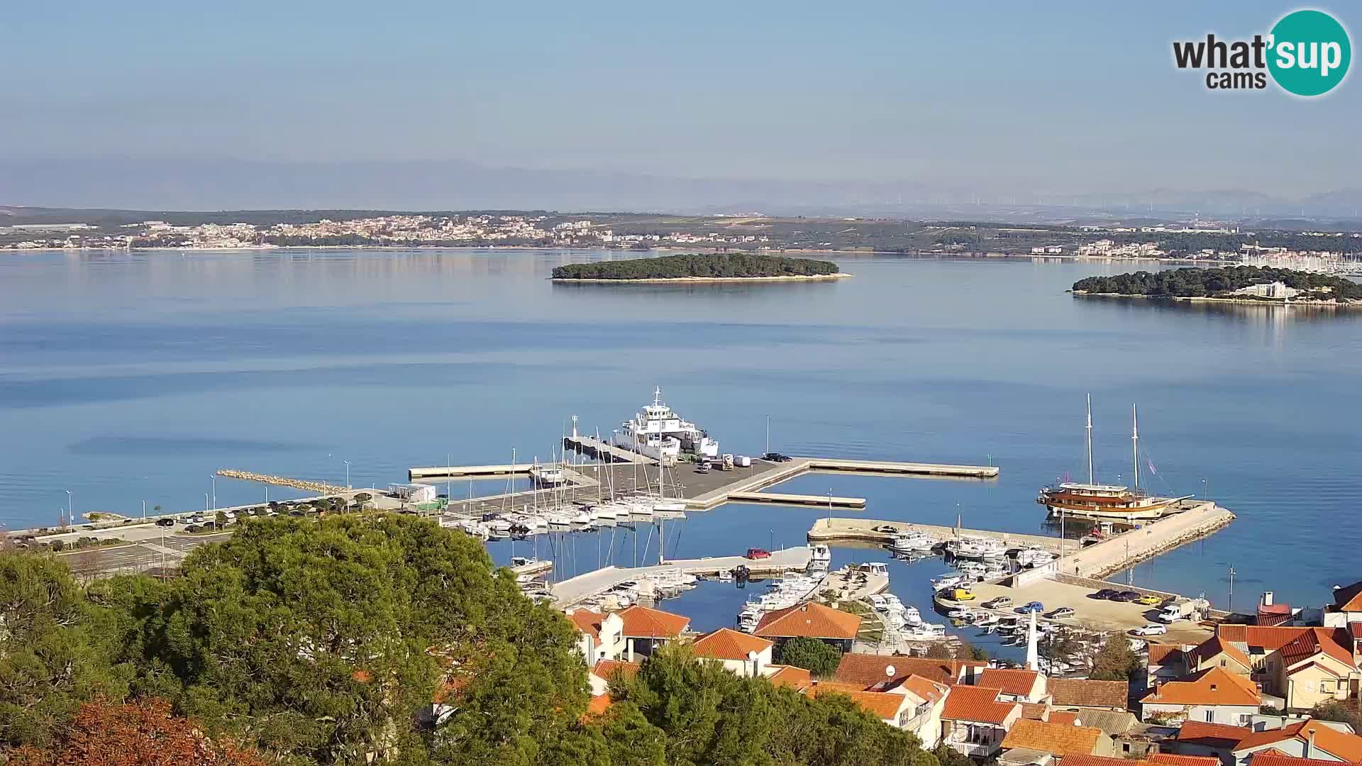 Tkon – Kalvaria – Blick auf Pašman Kanal