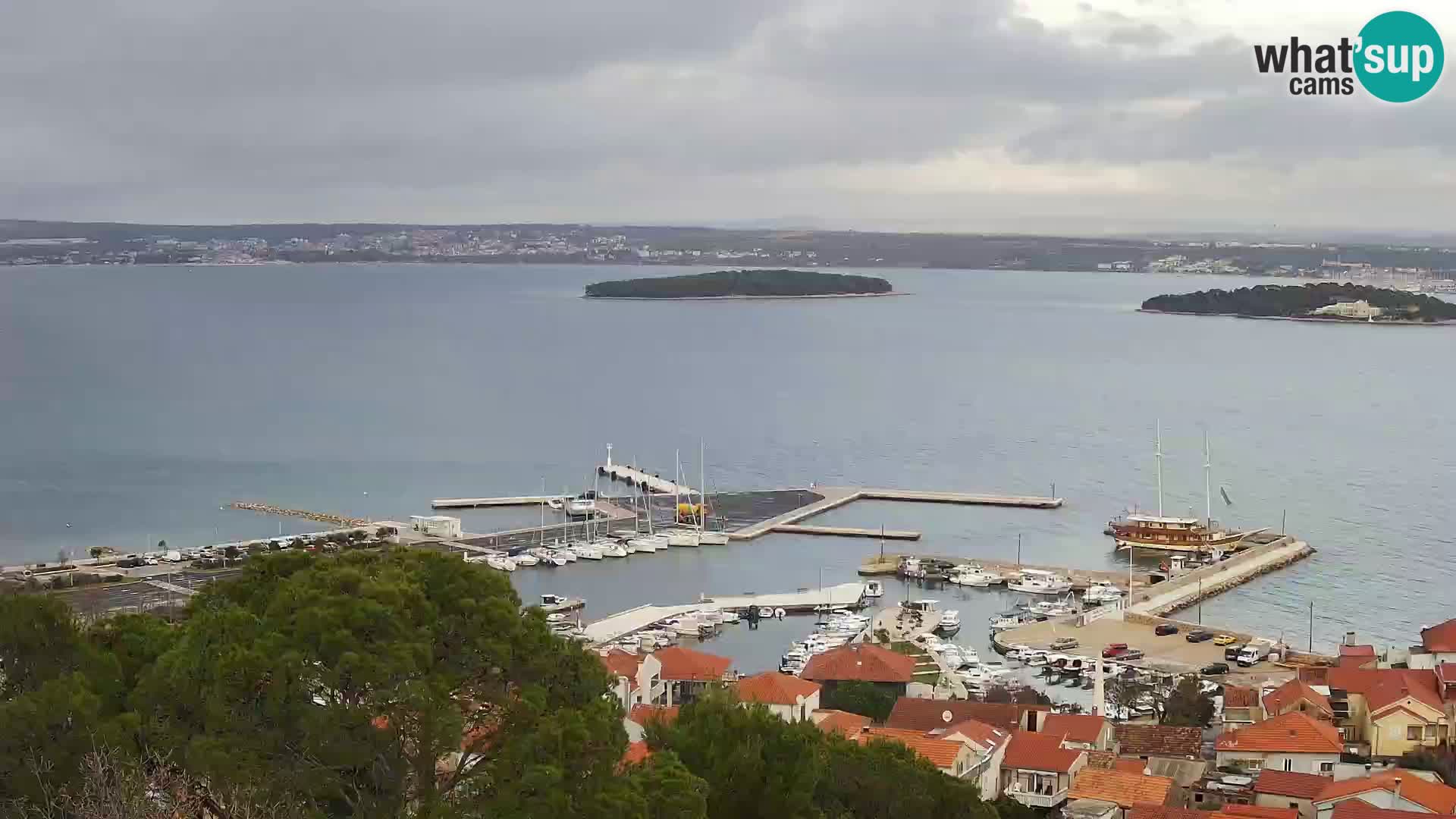 Tkon – Kalvaria – panorama del canale di Pašman