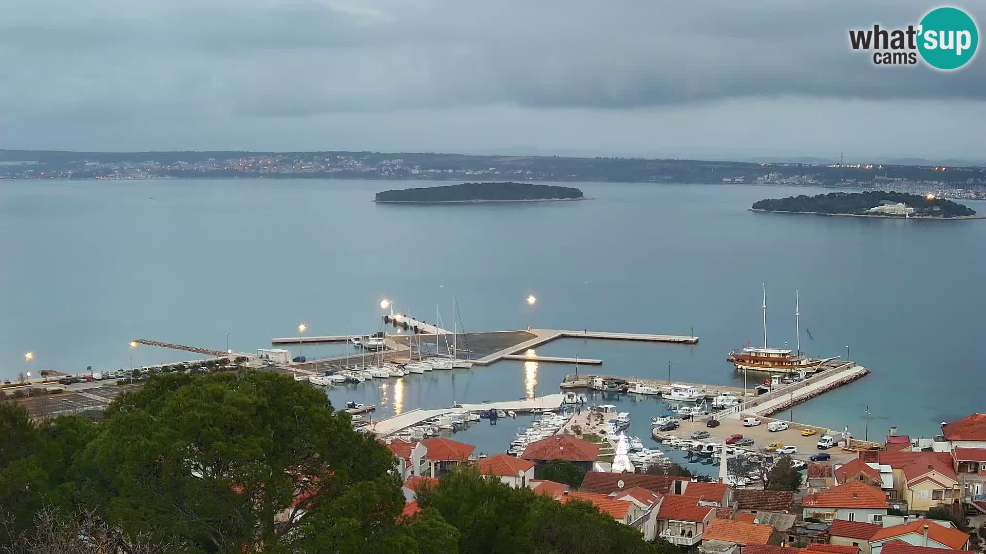 Tkon – Kalvaria – panorama del canale di Pašman