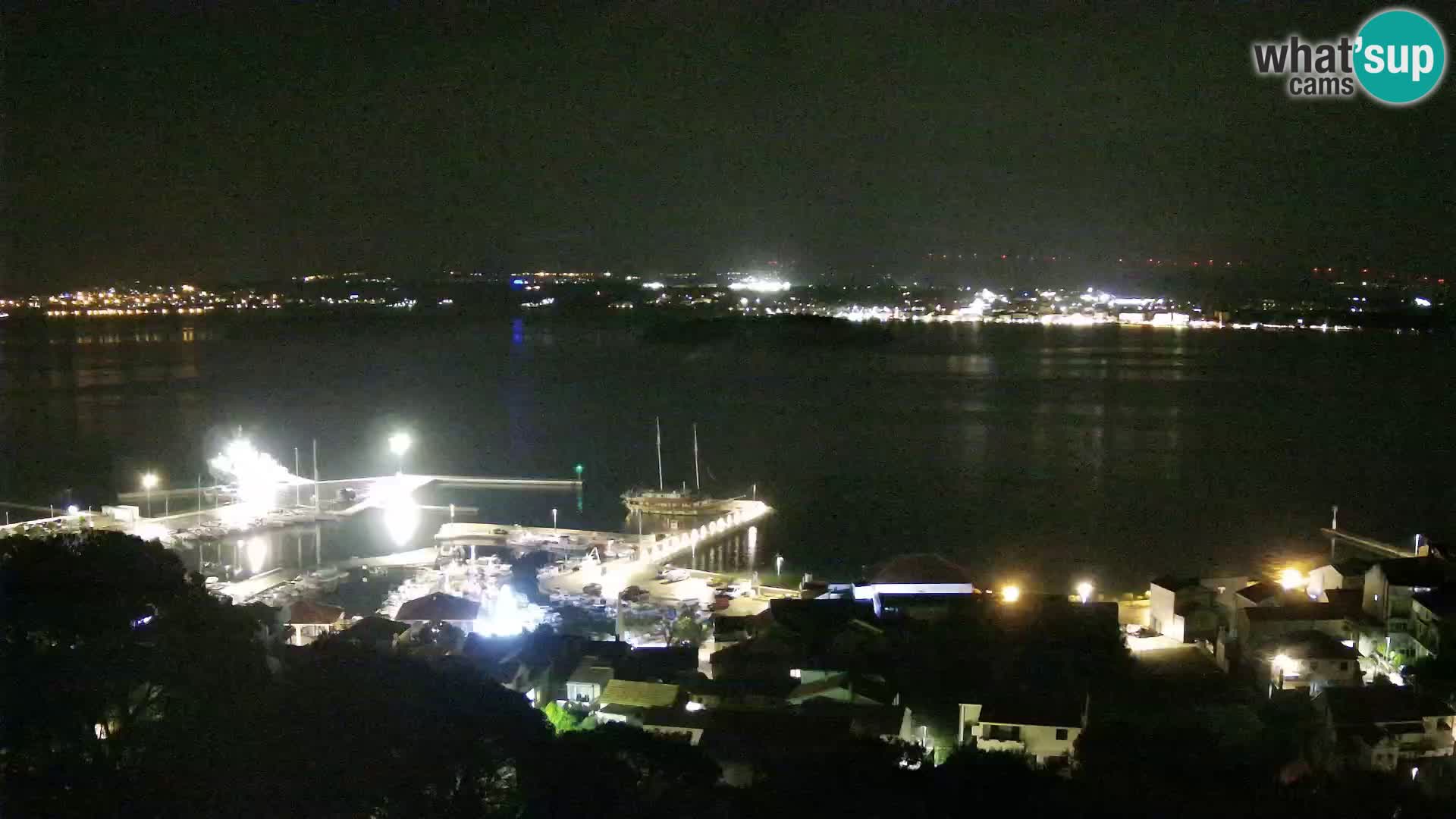 Tkon – Kalvarija – pogled na Pašmanski kanal