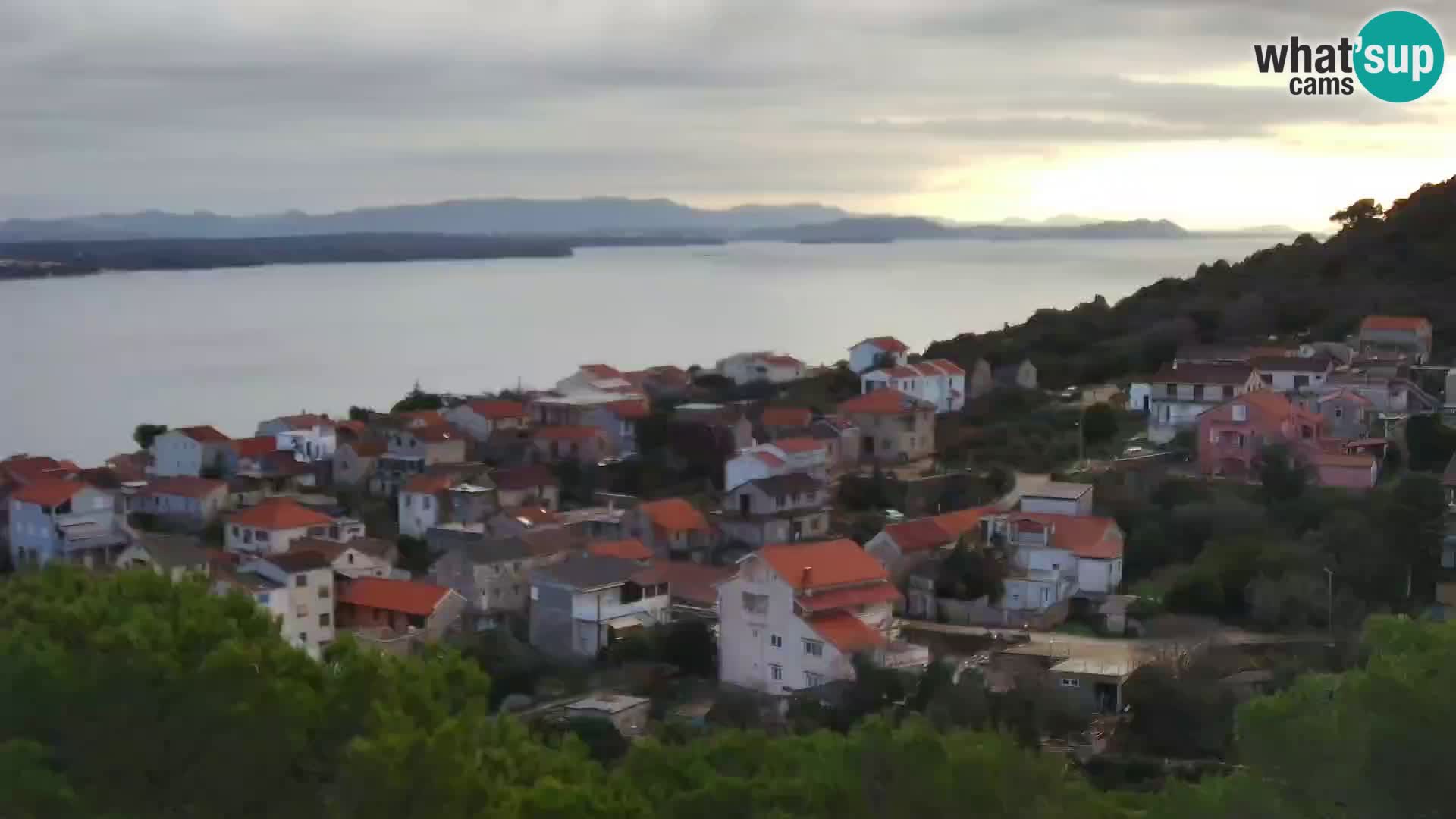 Tkon – Kalvaria – Blick auf Pašman Kanal