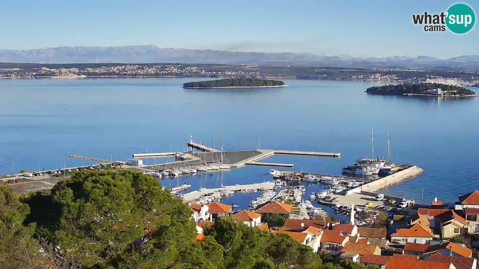 Tkon – Kalvaria – panorama del canale di Pašman