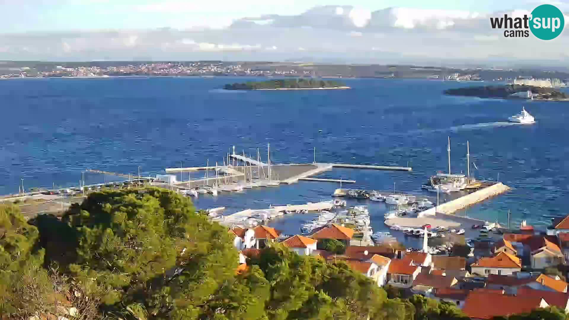 Tkon – Kalvaria – Blick auf Pašman Kanal