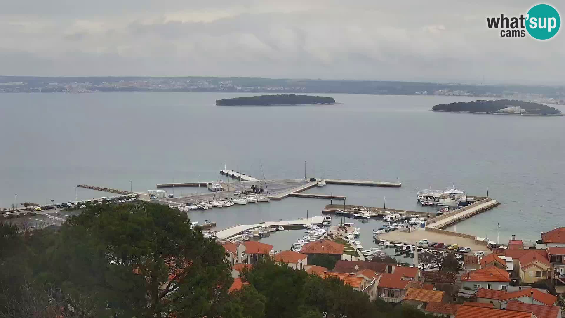 Tkon – Kalvaria – view of Pašman channel
