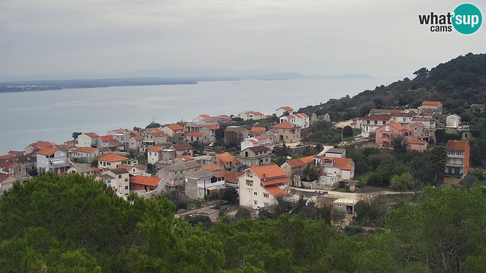 Tkon – Kalvarija – pogled na Pašmanski kanal