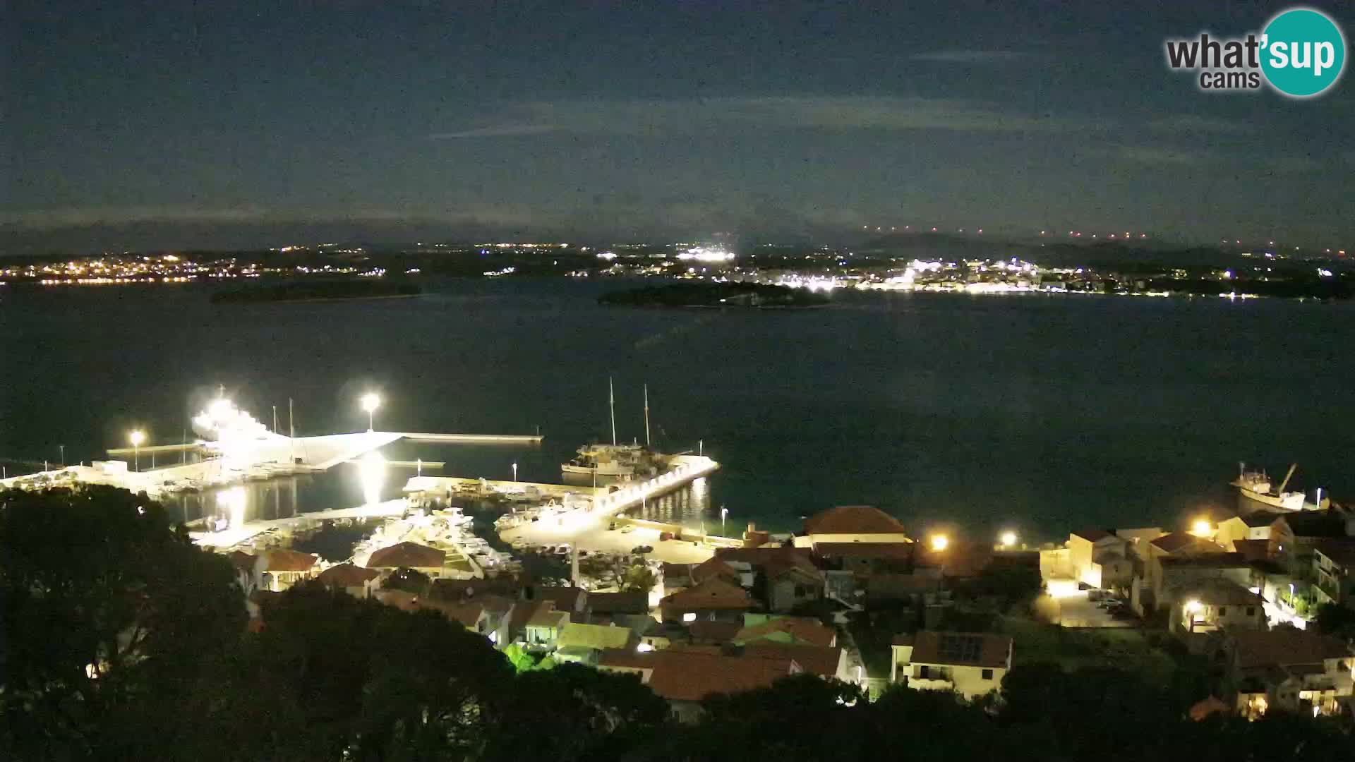 Tkon – Kalvaria – Blick auf Pašman Kanal