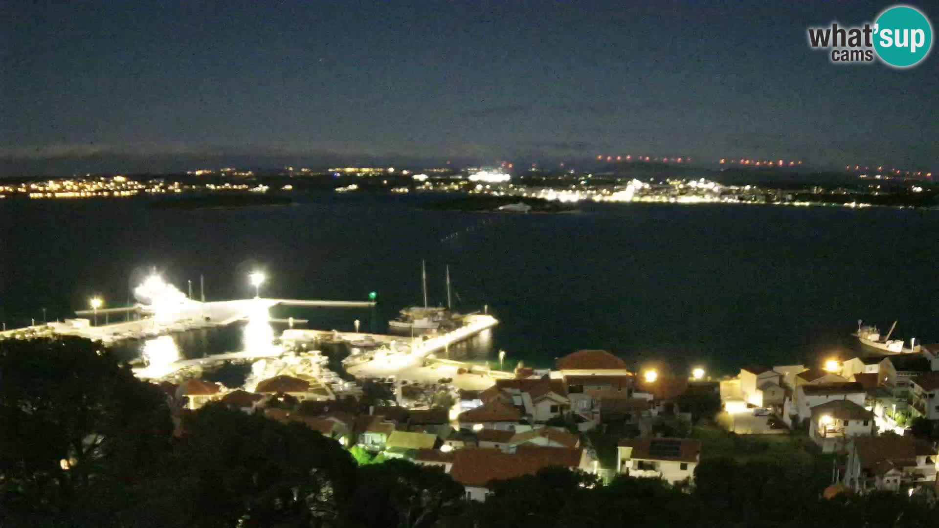 Tkon – Kalvarija – pogled na Pašmanski kanal