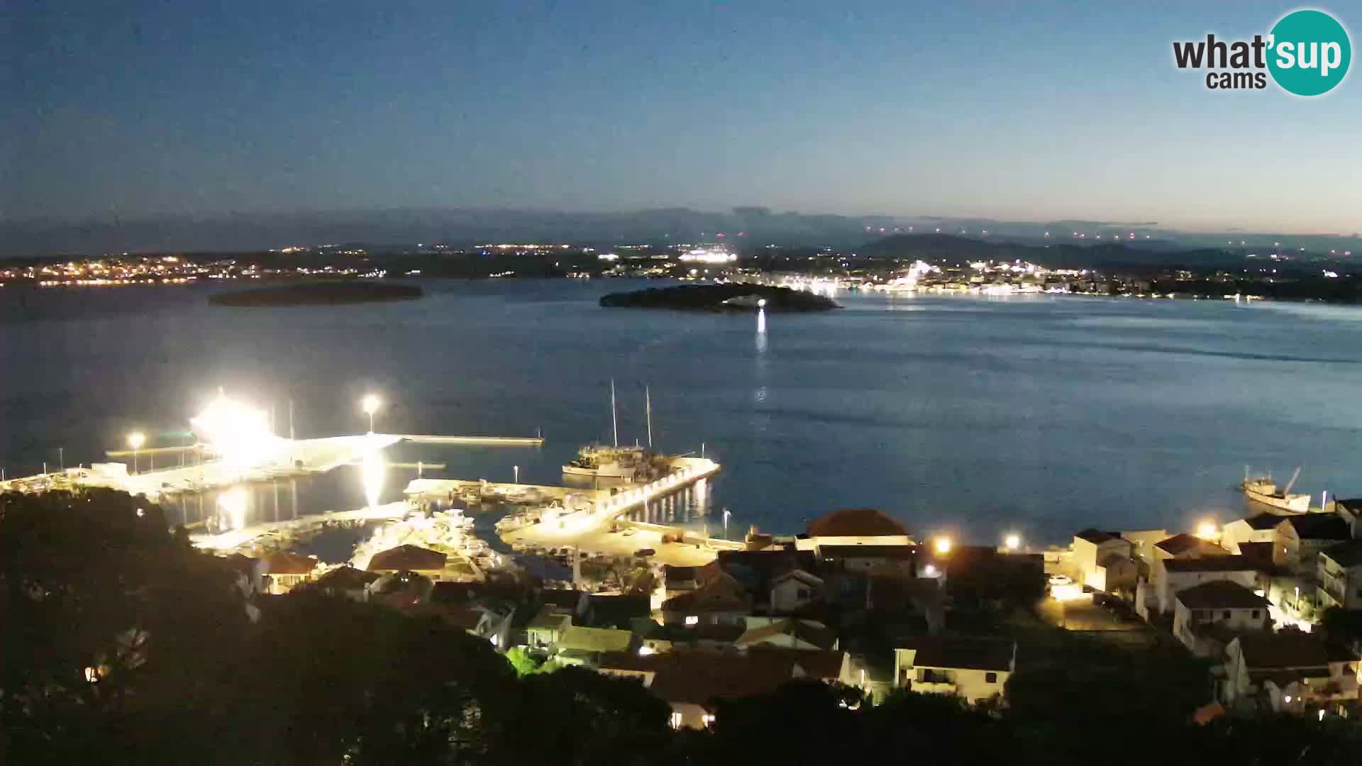 Tkon – Kalvaria – Blick auf Pašman Kanal