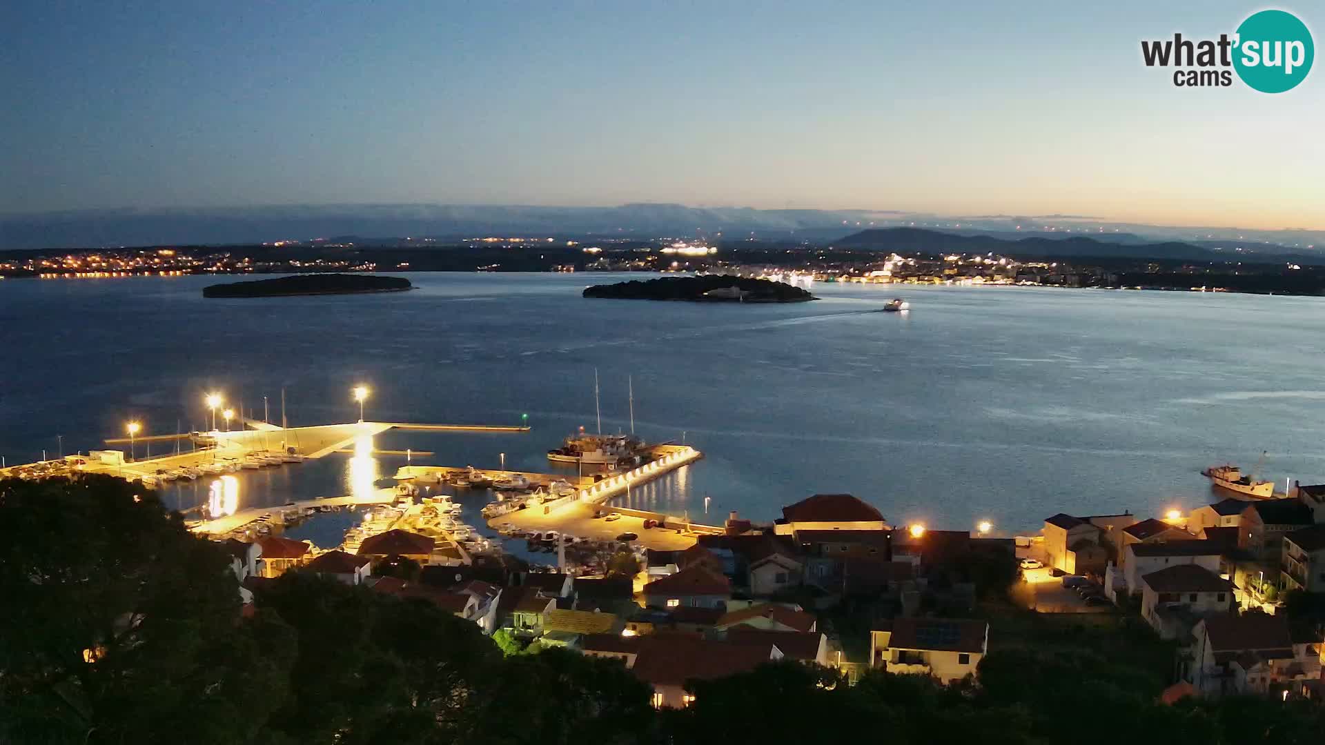 Tkon – Kalvarija – pogled na Pašmanski kanal