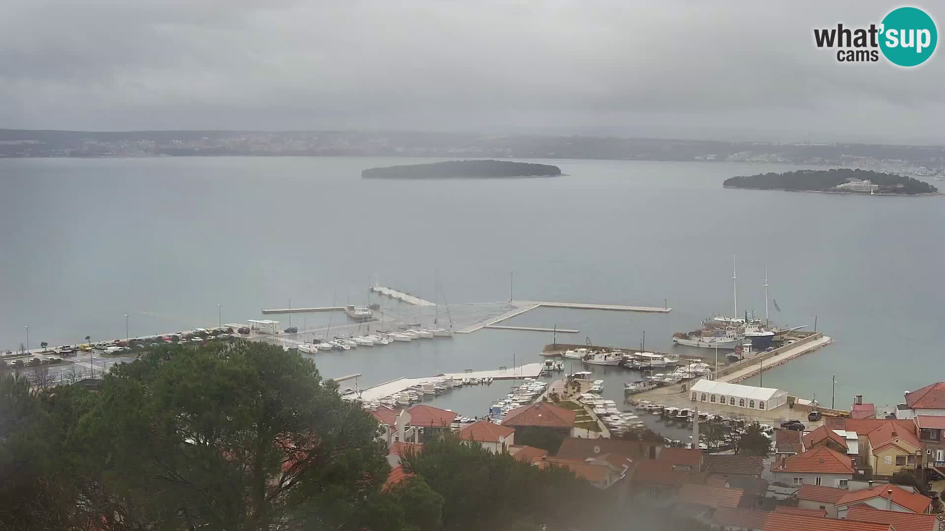 Tkon – Kalvarija – vue sur le canal Pašman