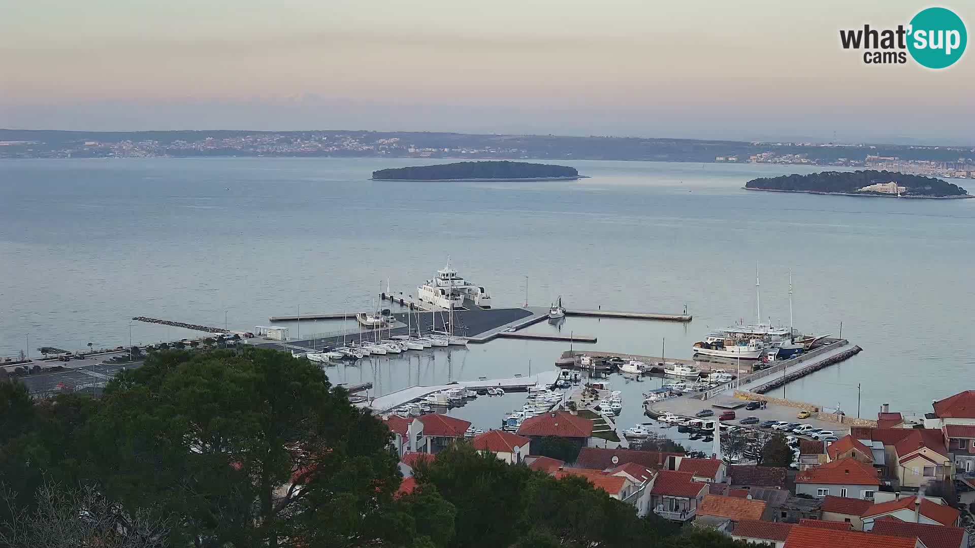 Tkon – Kalvarija – vue sur le canal Pašman