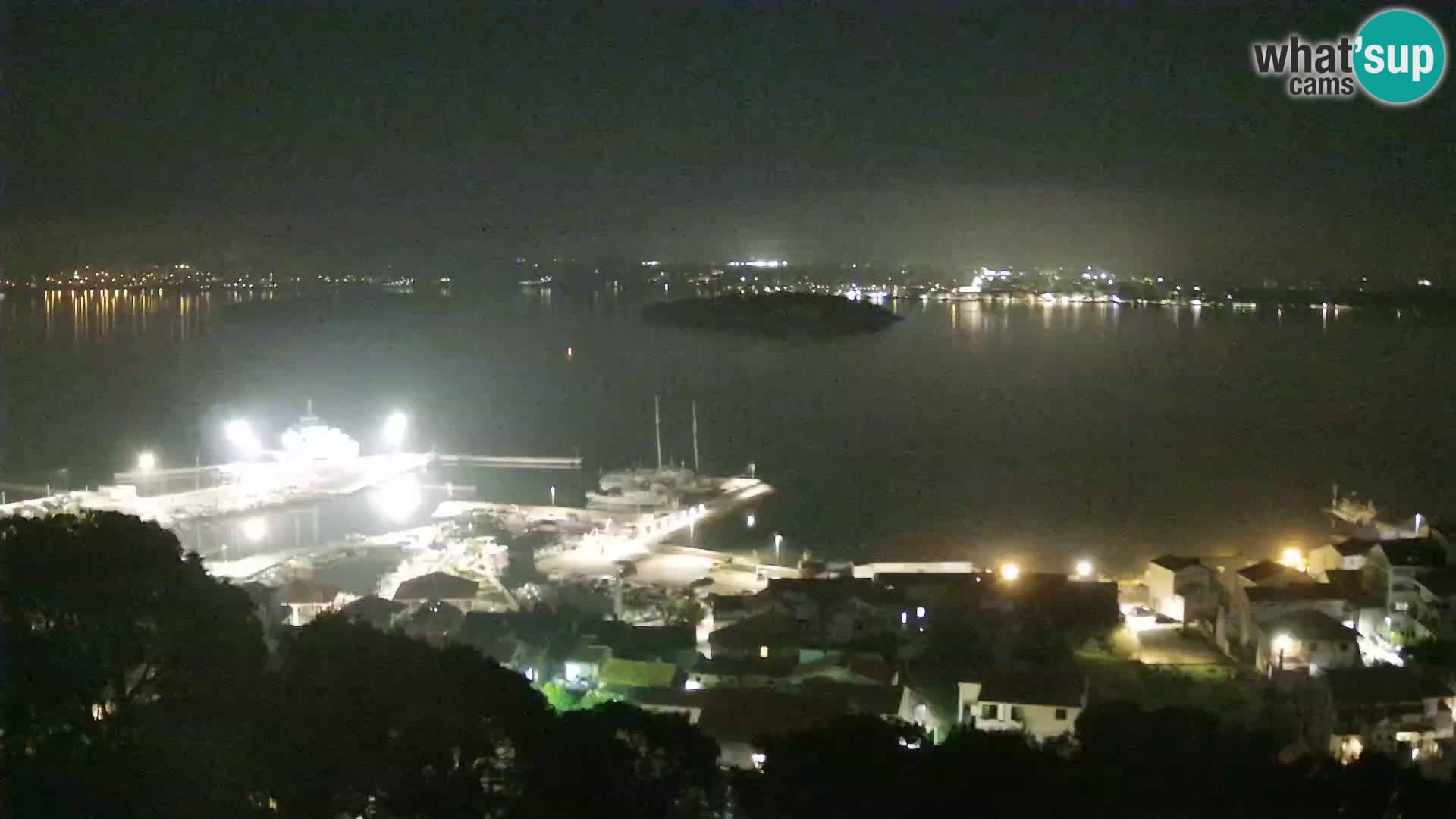 Tkon – Kalvaria – panorama del canale di Pašman