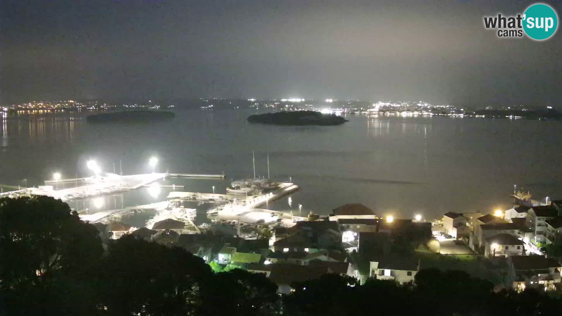 Tkon – Kalvarija – pogled na Pašmanski kanal