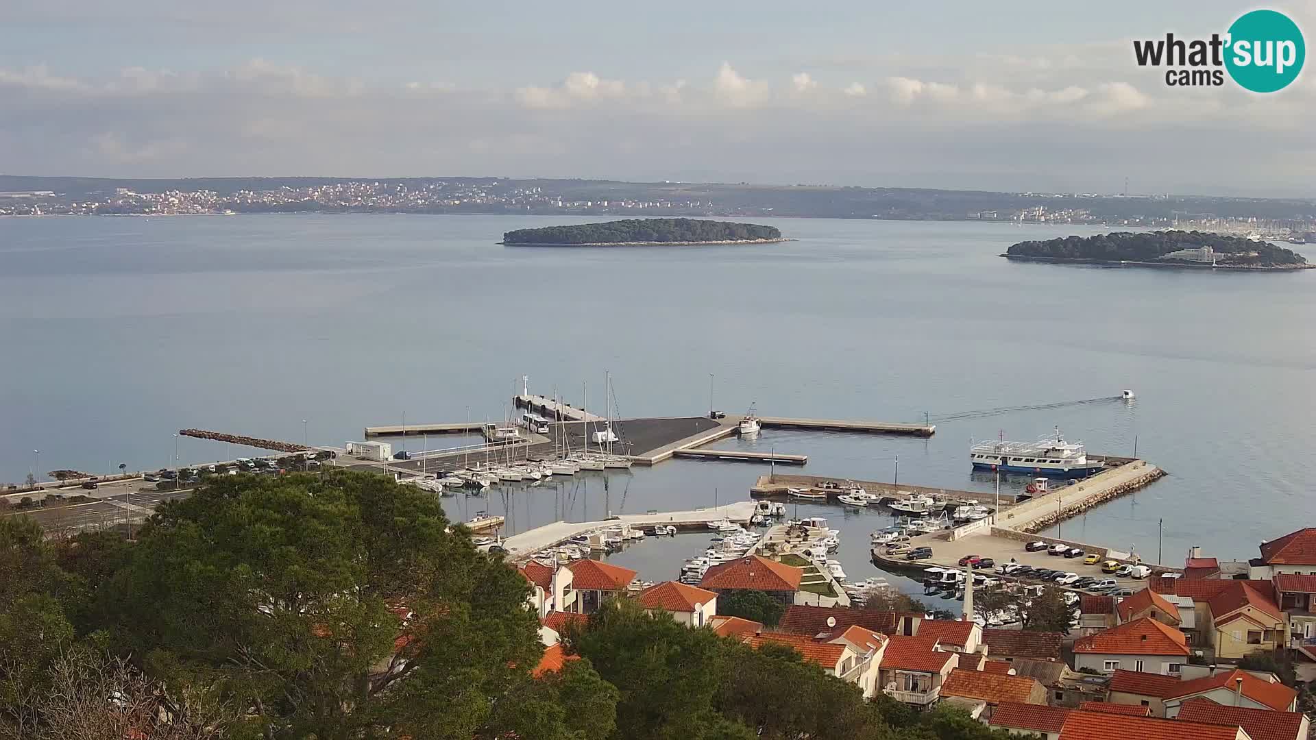 Tkon – Kalvarija – vue sur le canal Pašman