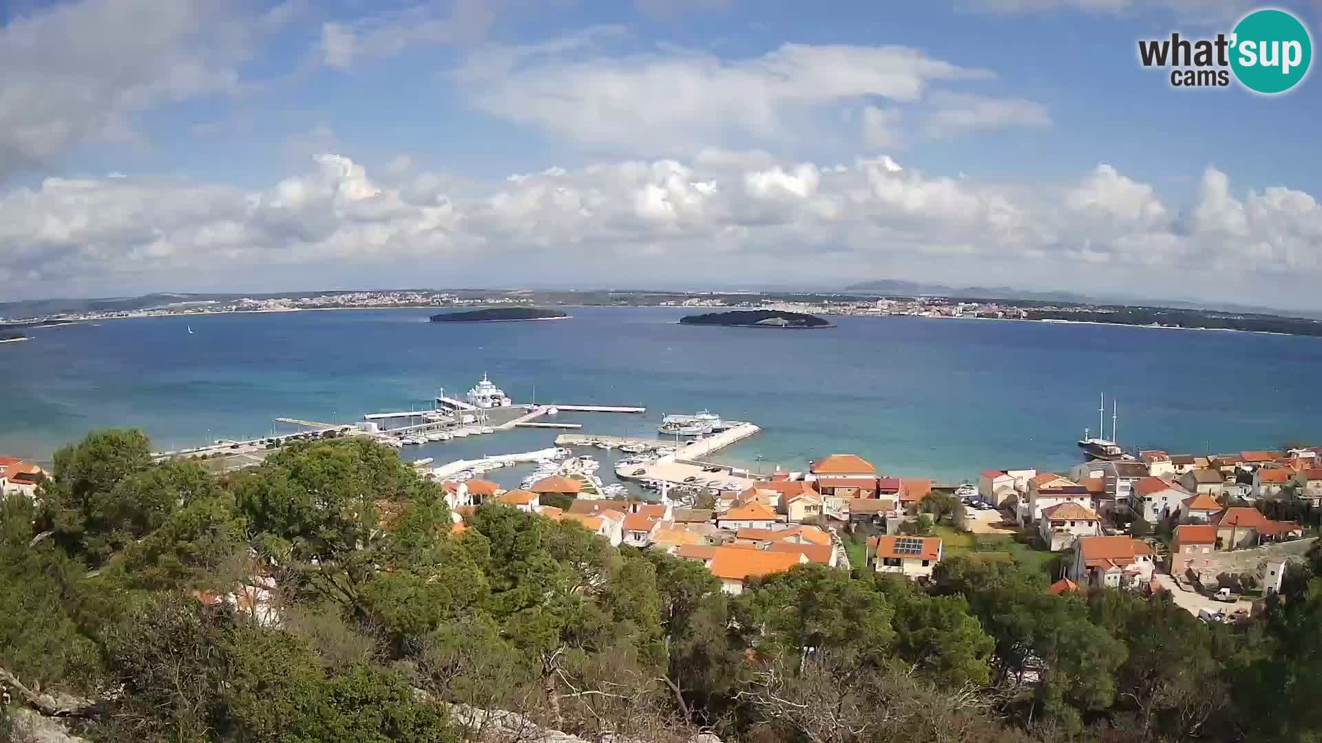 Tkon – Kalvaria – panorama del canale di Pašman