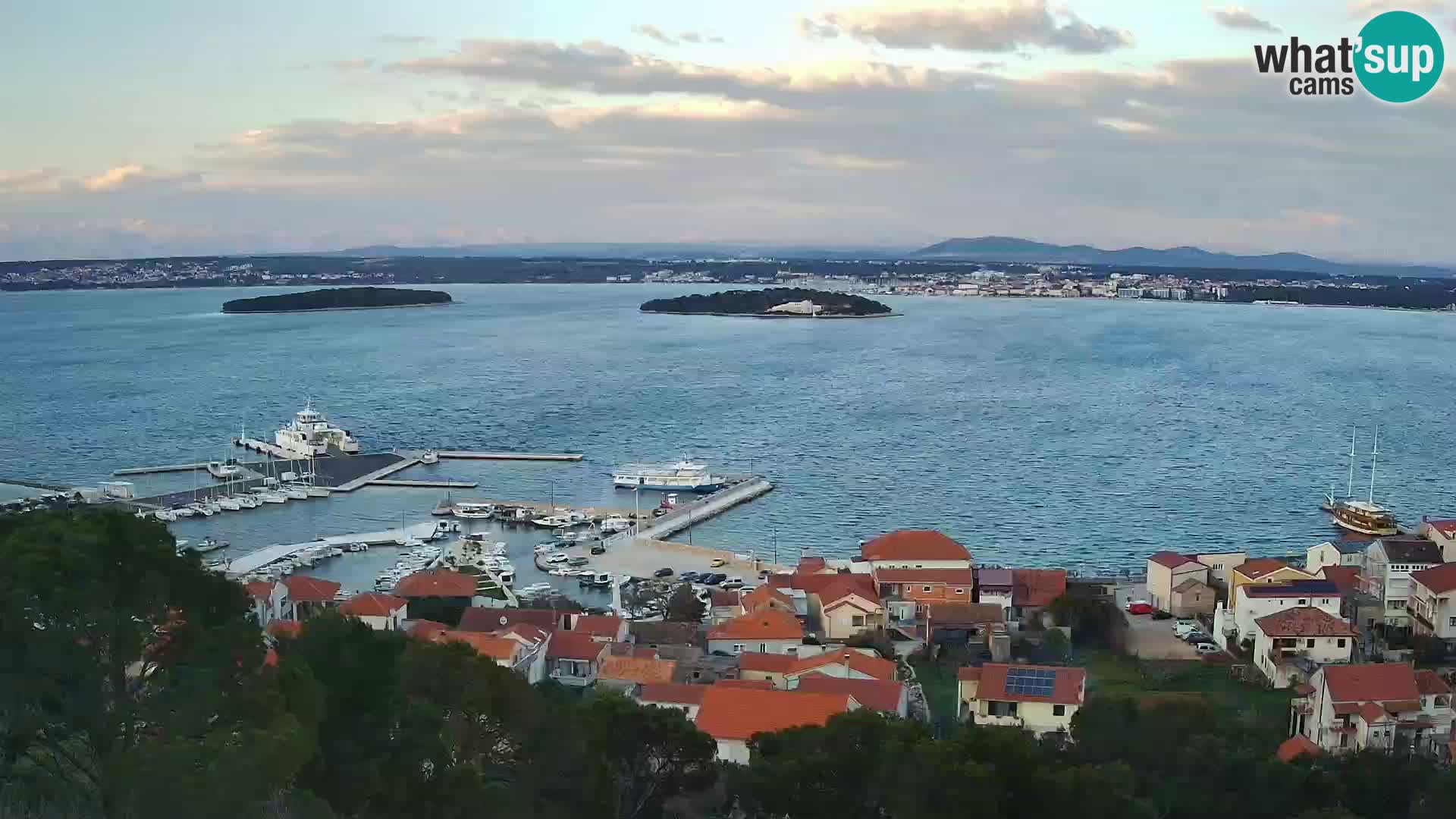 Tkon – Kalvaria – vista del canal de Pašman