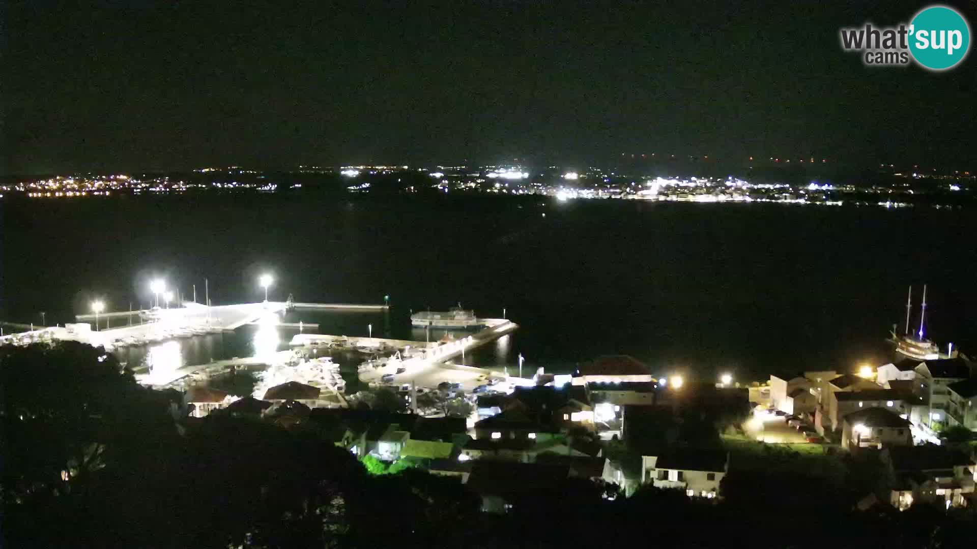 Tkon – Kalvarija – pogled na Pašmanski kanal