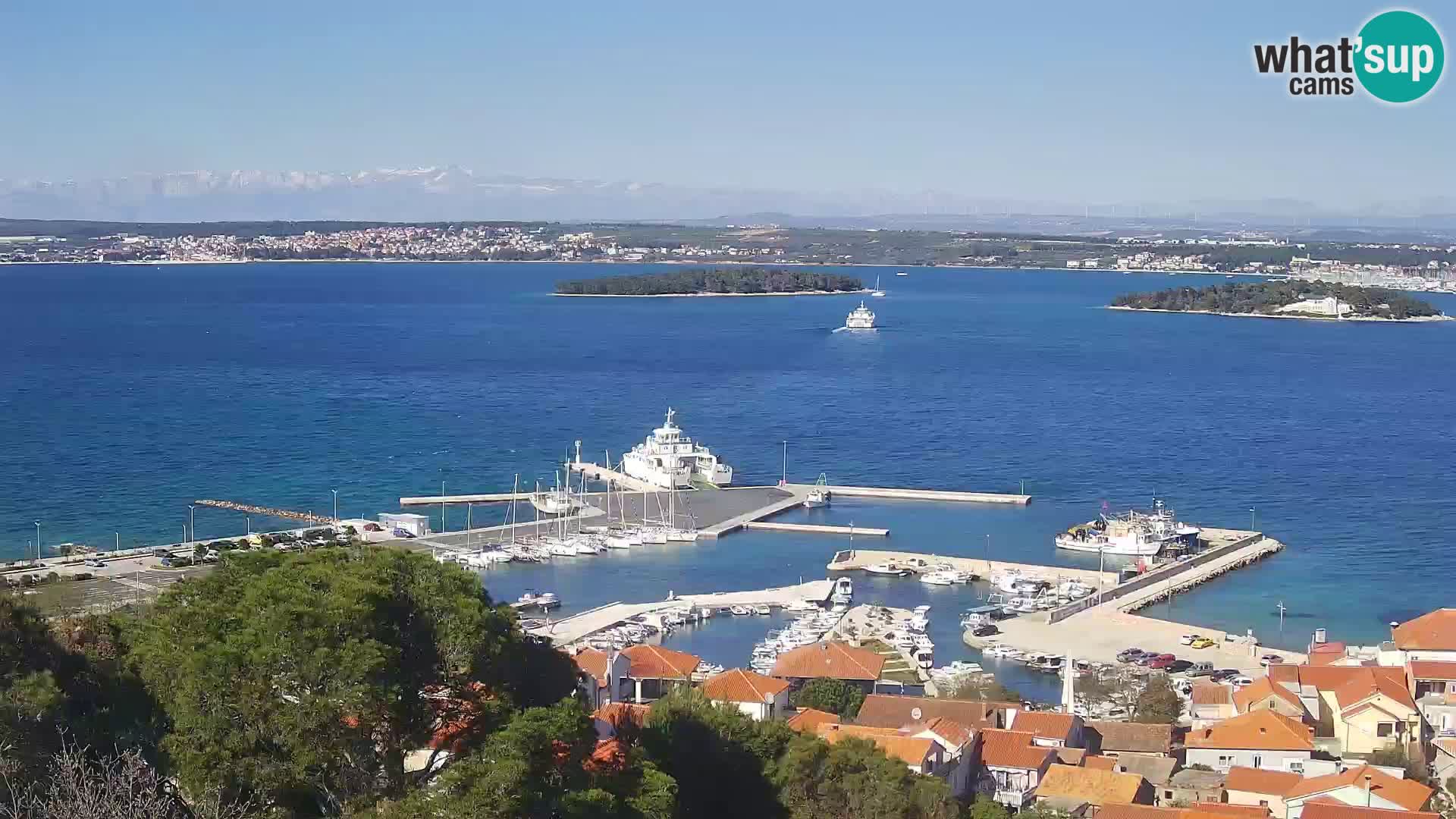 Tkon – Kalvarija – vue sur le canal Pašman