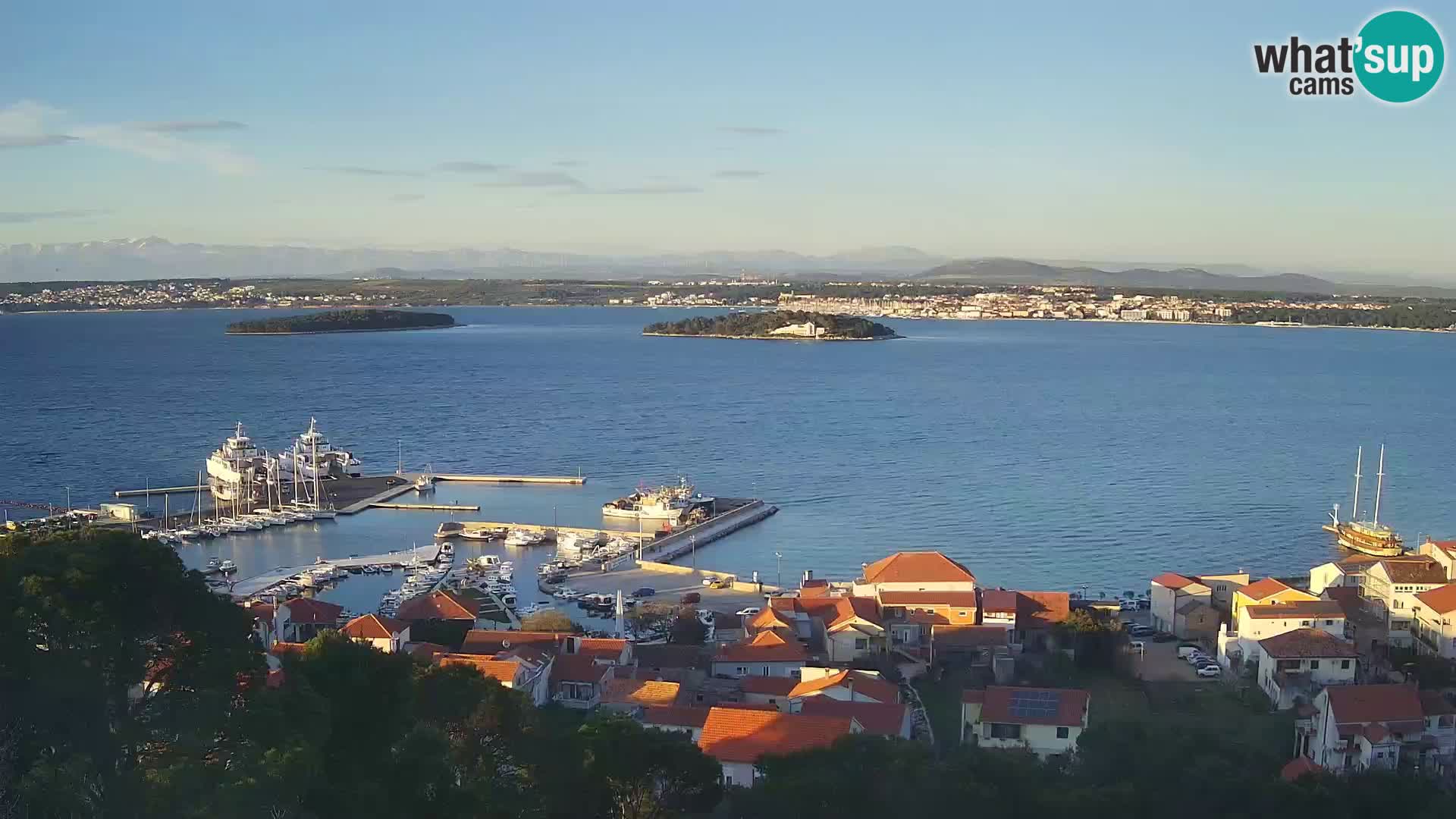 Tkon – Kalvaria – panorama del canale di Pašman