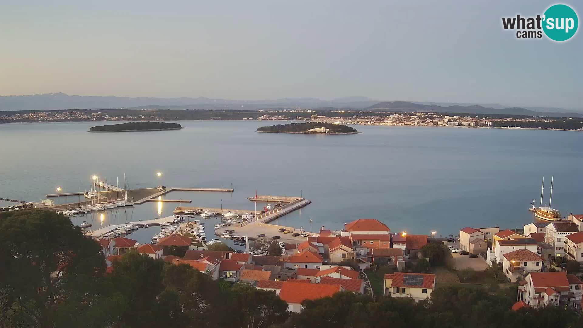 Tkon – Kalvarija – vue sur le canal Pašman