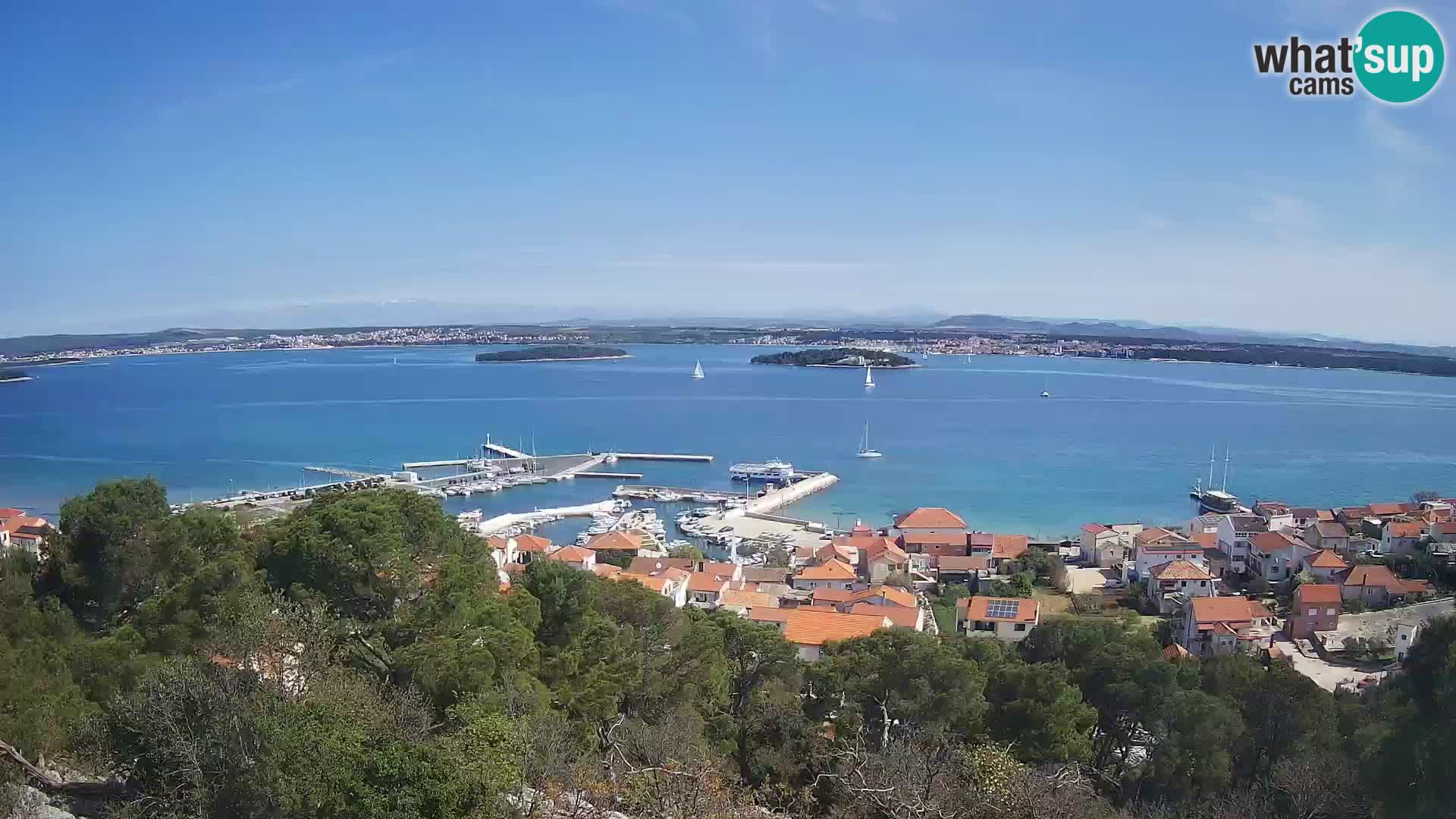 Tkon – Kalvaria – view of Pašman channel