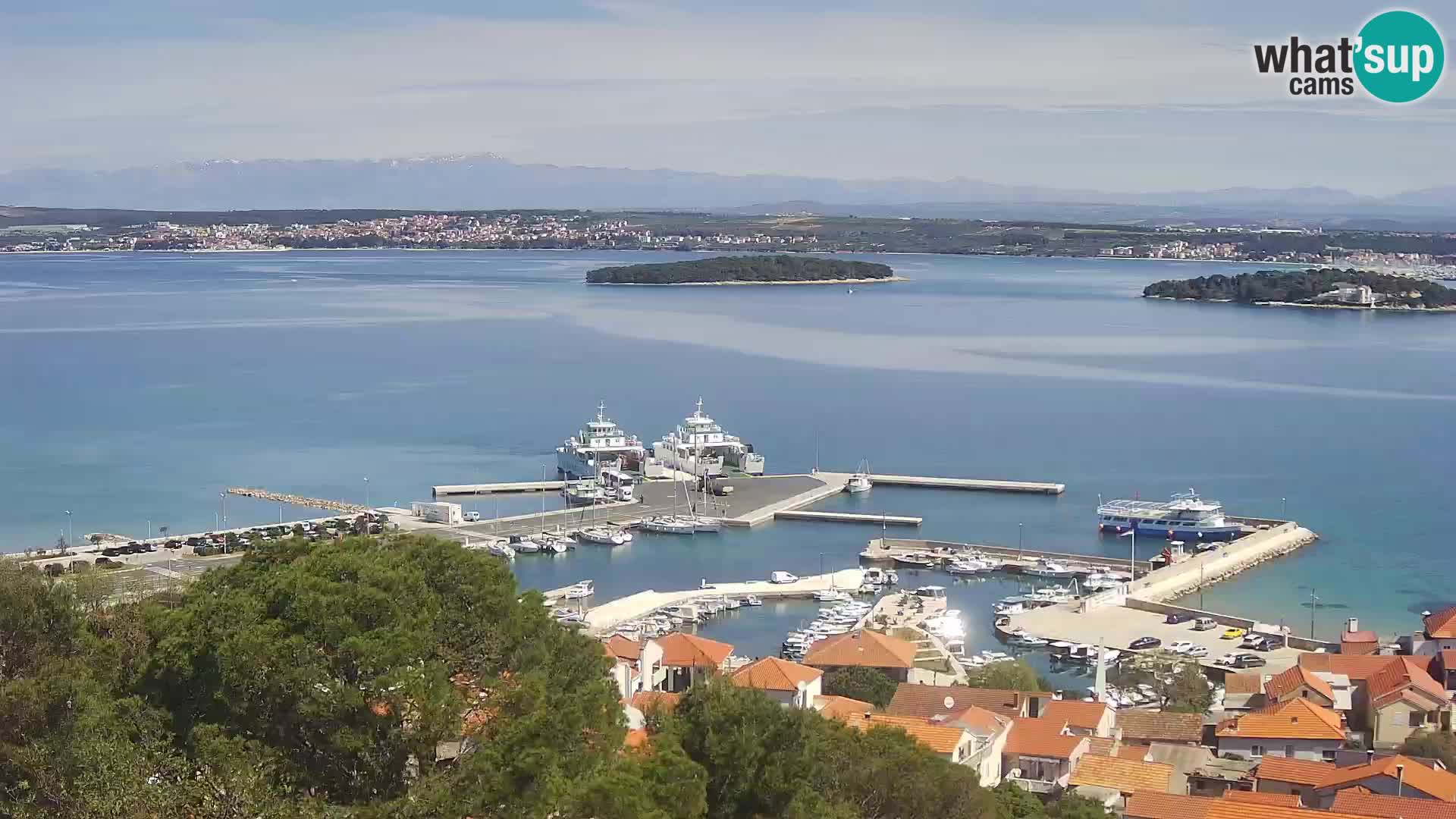 Tkon – Kalvaria – view of Pašman channel