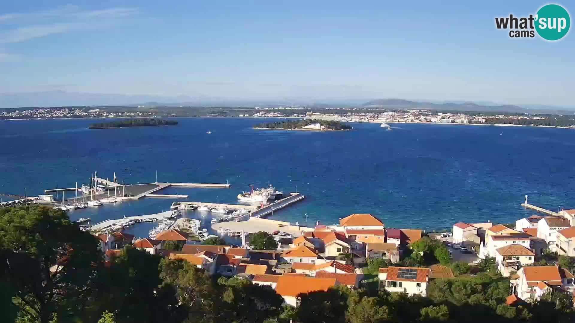 Tkon – Kalvaria – view of Pašman channel