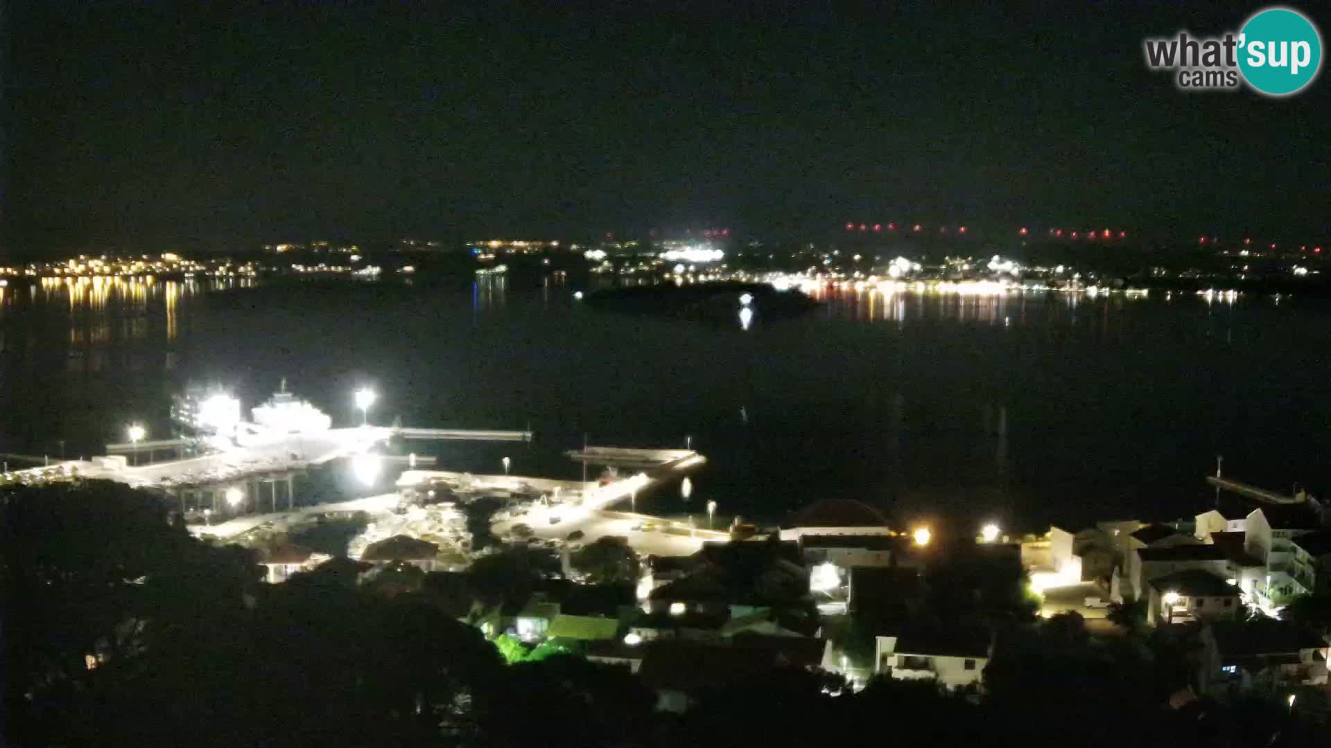 Tkon – Kalvaria – Blick auf Pašman Kanal