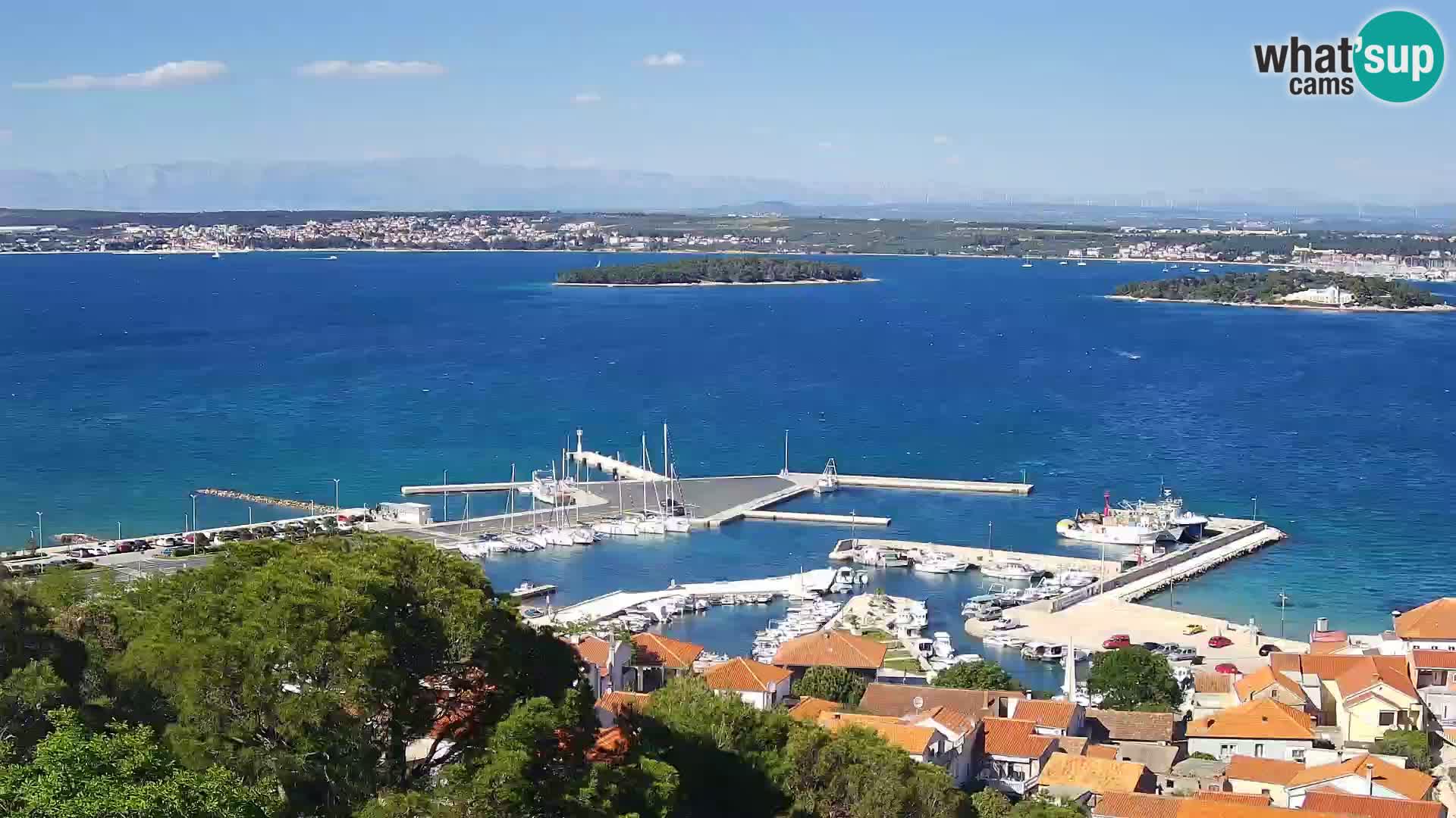 Tkon – Kalvaria – Blick auf Pašman Kanal