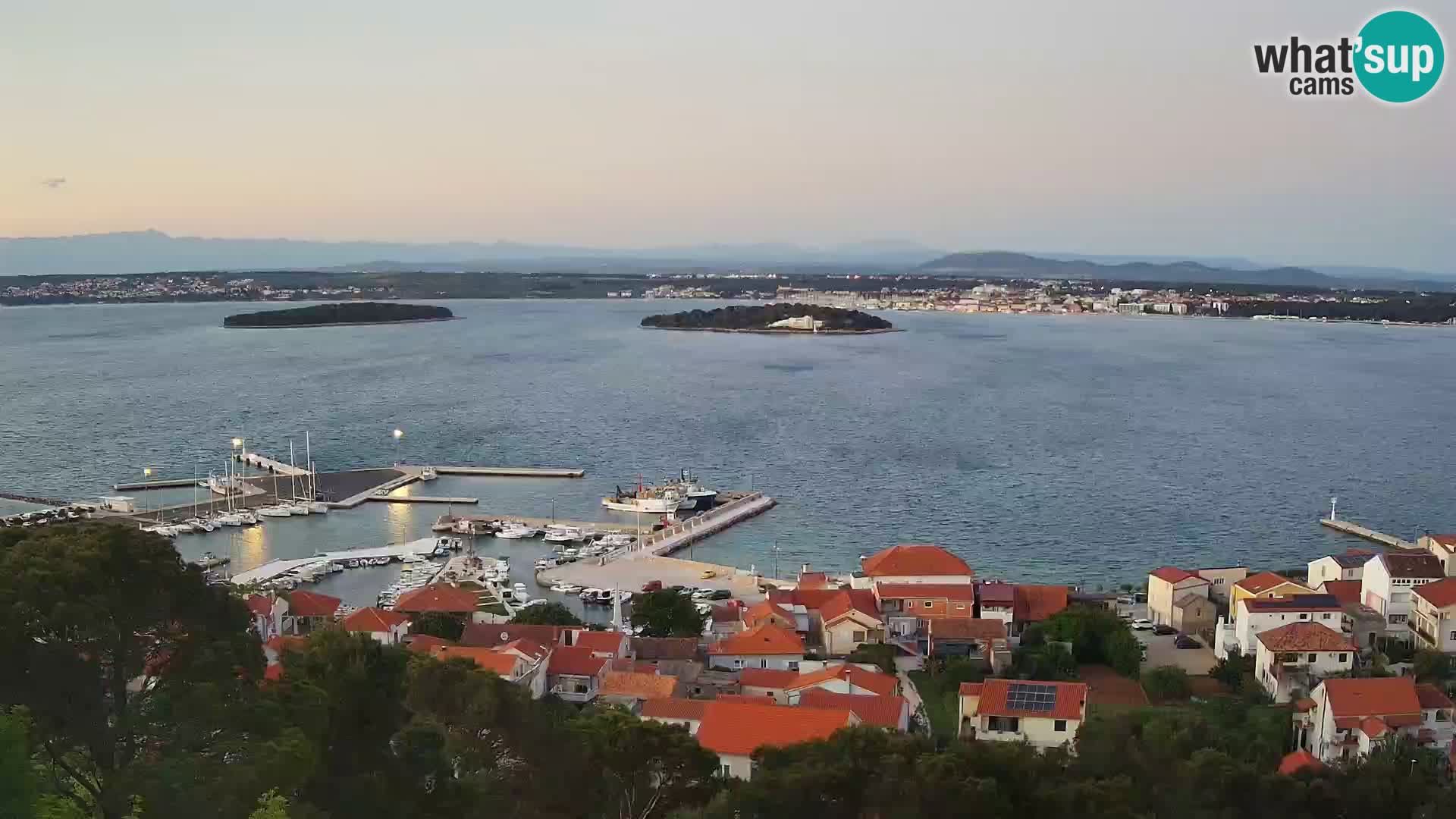 Tkon – Kalvaria – Blick auf Pašman Kanal