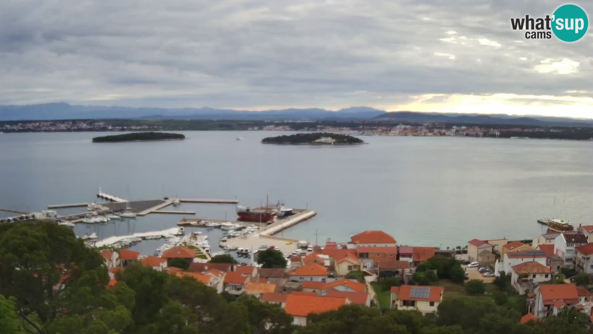 Tkon – Kalvaria – panorama del canale di Pašman