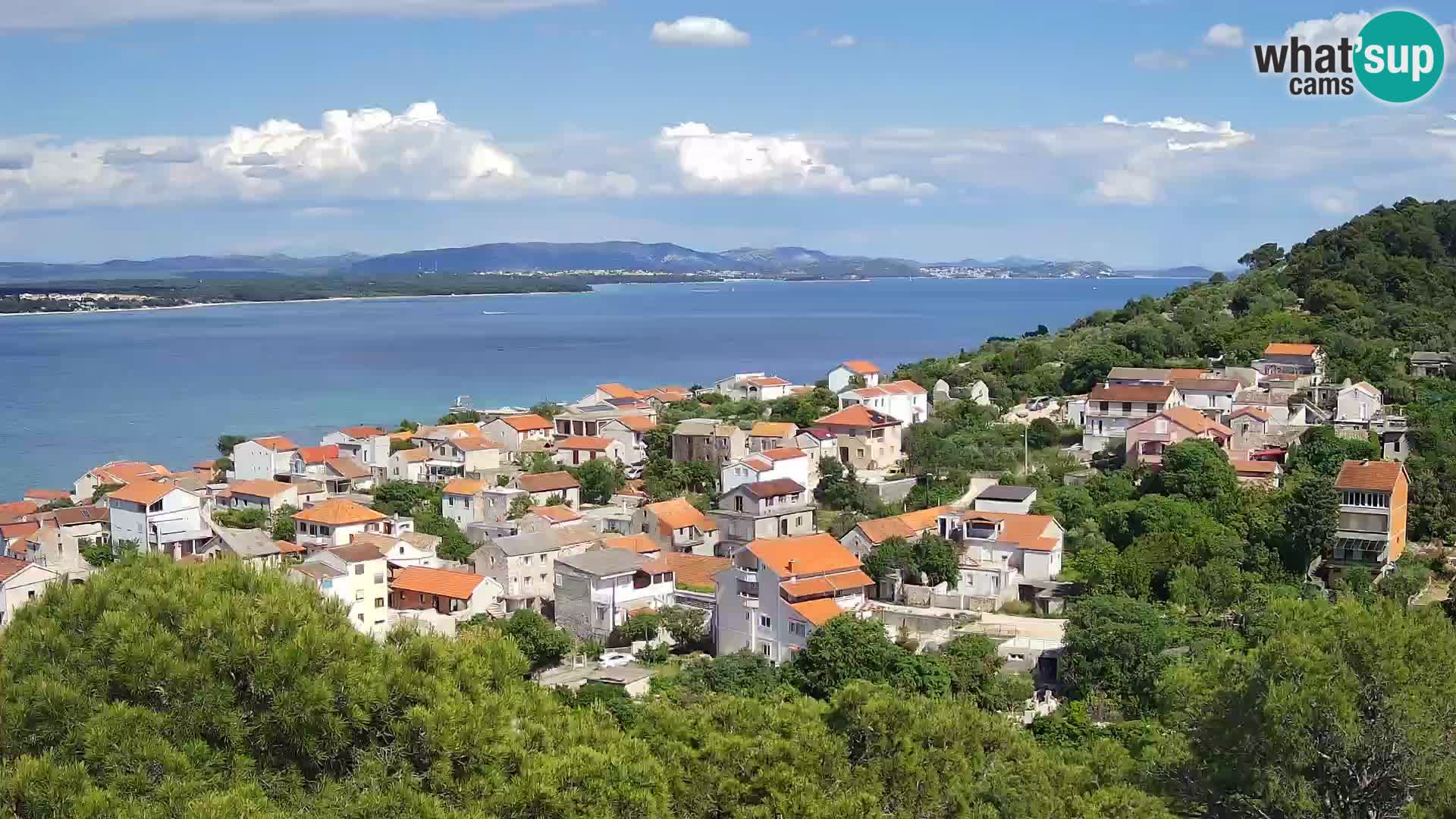 Tkon – Kalvarija – vue sur le canal Pašman
