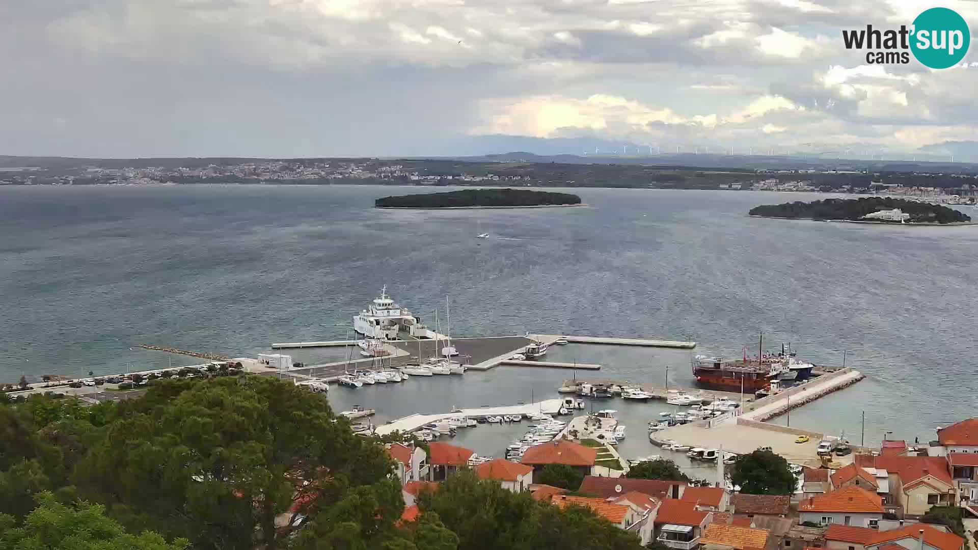 Tkon – Kalvarija – pogled na Pašmanski kanal